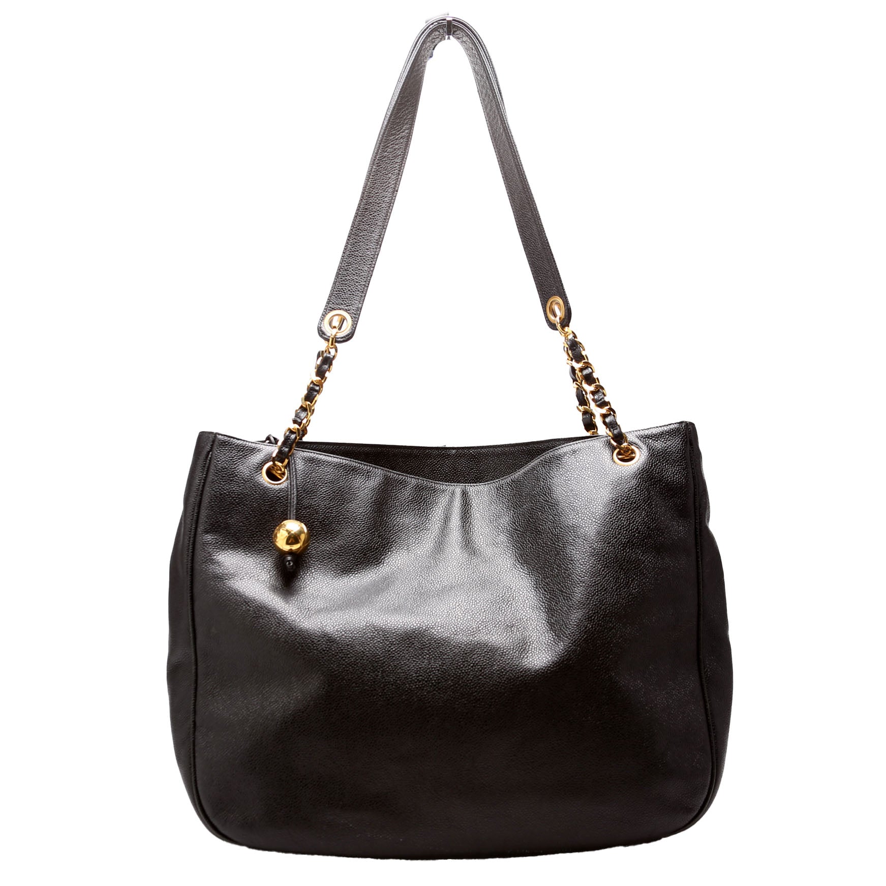 Timeless CC Extra Large Jumbo Shopper Caviar 3m Black