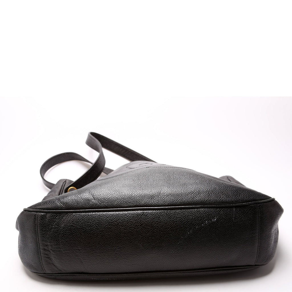 Timeless CC Extra Large Jumbo Shopper Caviar 3m Black