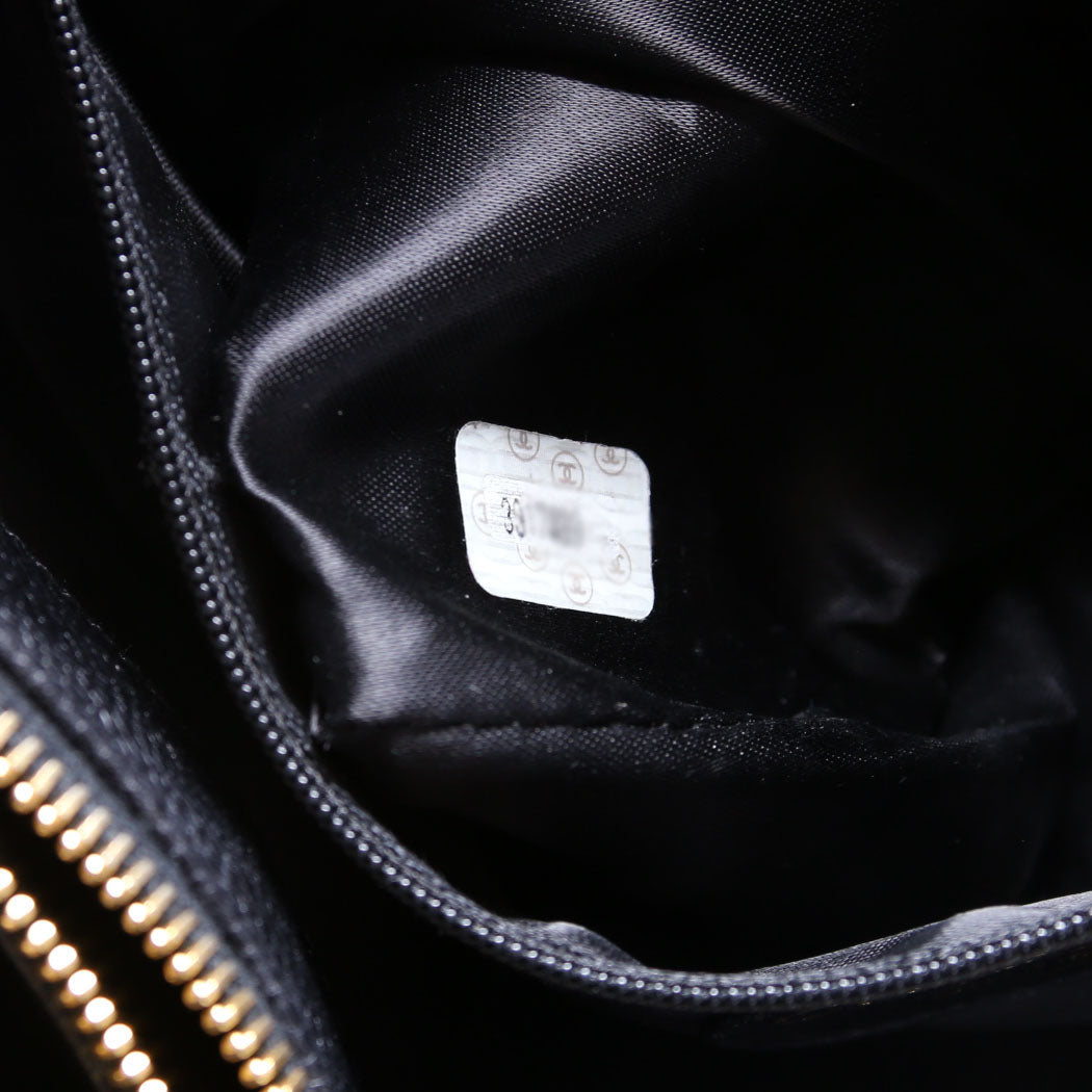 Timeless CC Extra Large Jumbo Shopper Caviar 3m Black