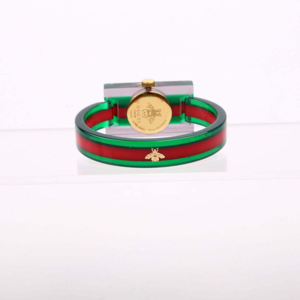 Web Plexiglass 24MM Watch Green/Red