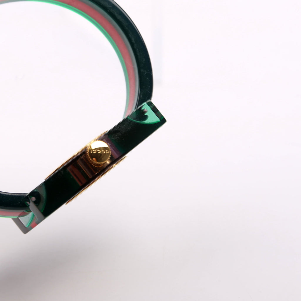 Web Plexiglass 24MM Watch Green/Red