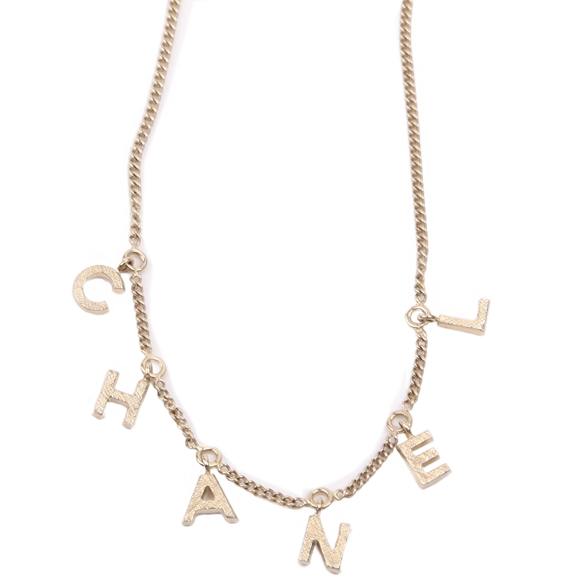 'Chanel' Logo Necklace