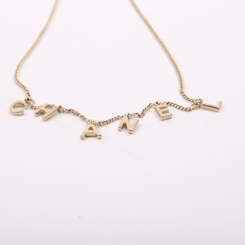 'Chanel' Logo Necklace