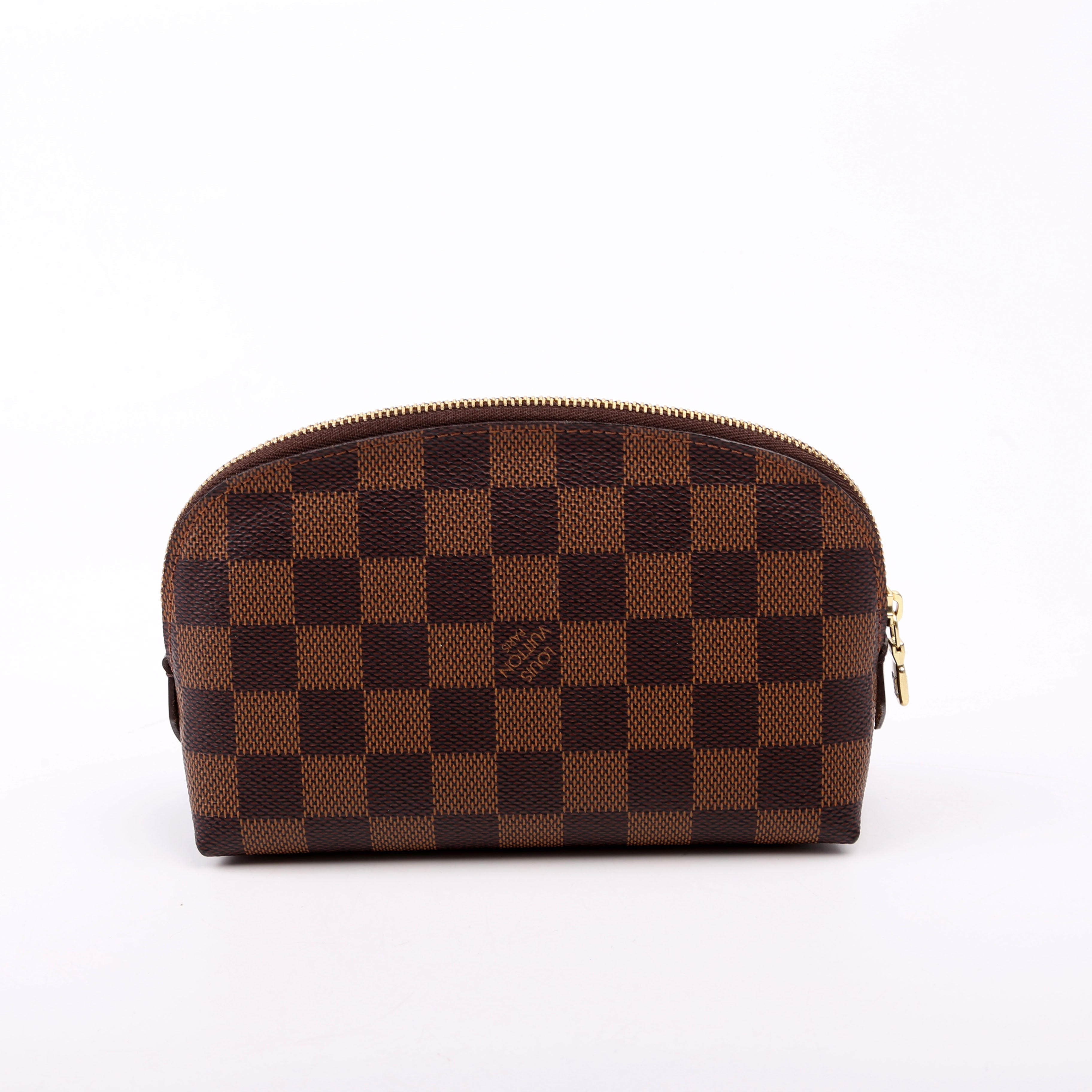 Cosmetic Pouch PM Damier Ebene Red