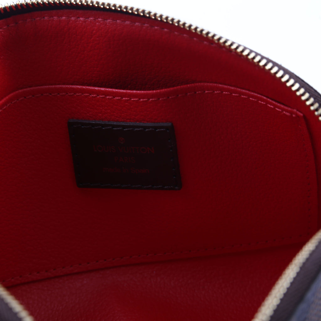 Cosmetic Pouch PM Damier Ebene Red