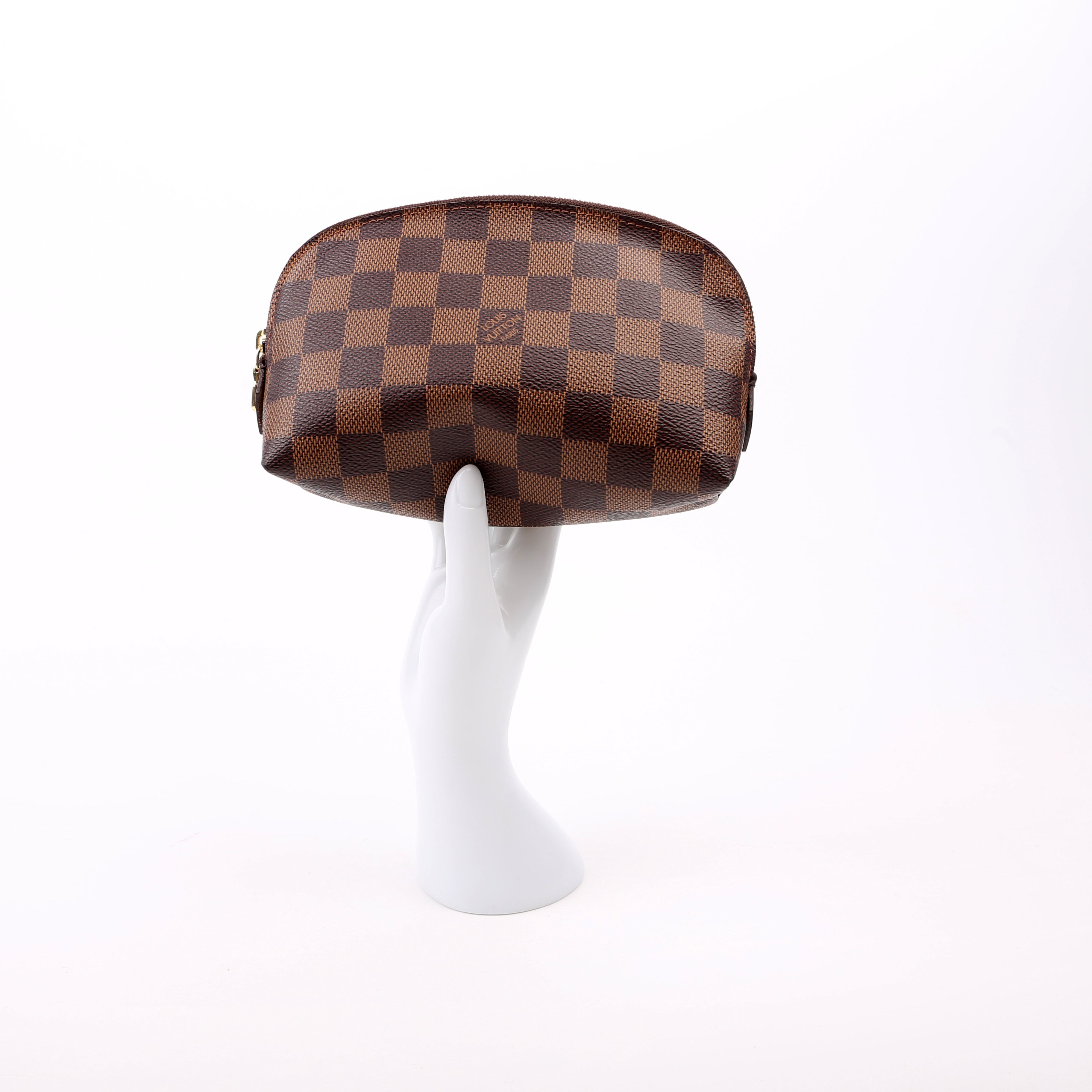 Cosmetic Pouch PM Damier Ebene Red