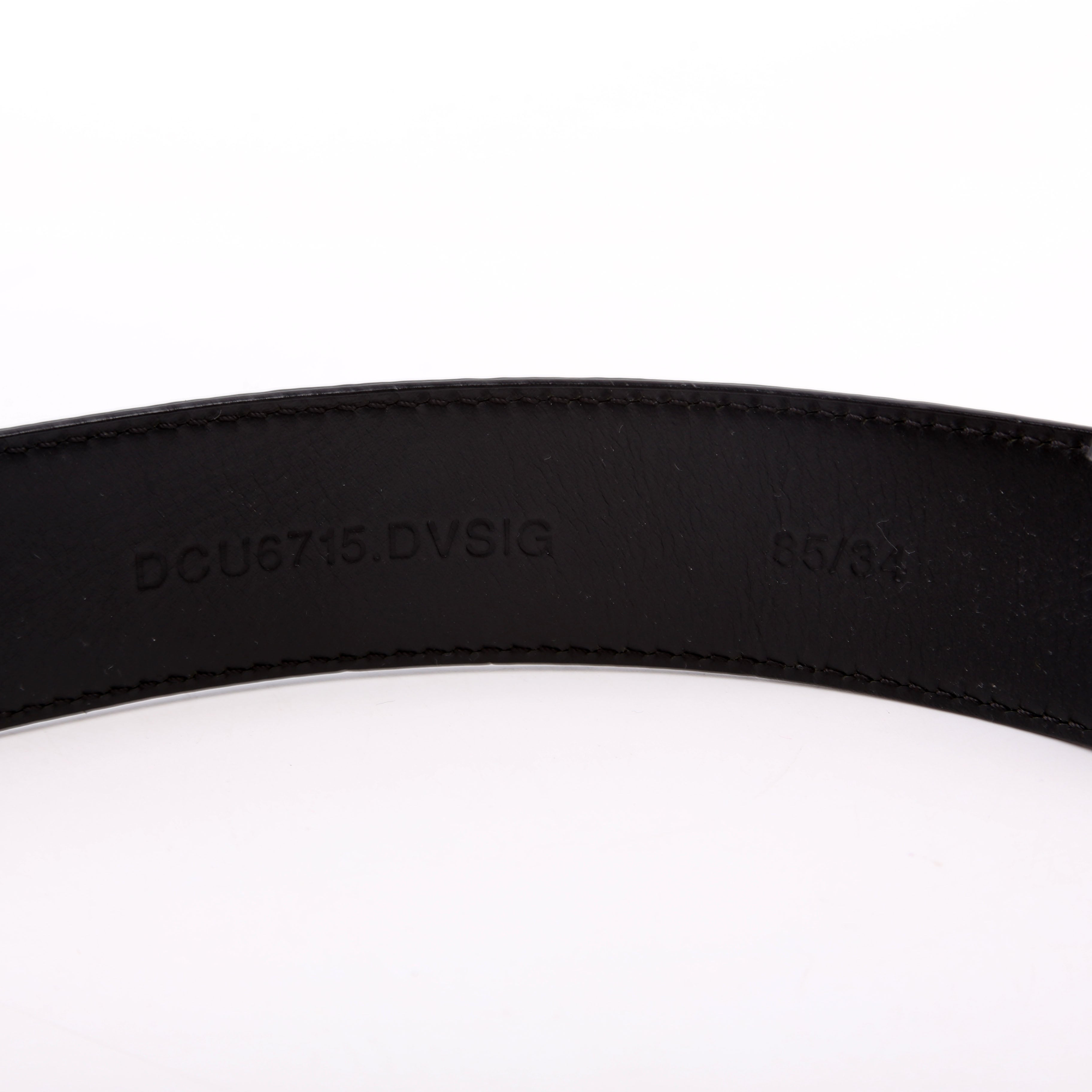 Medusa Buckle Print Belt Size 85/34 Multicolor