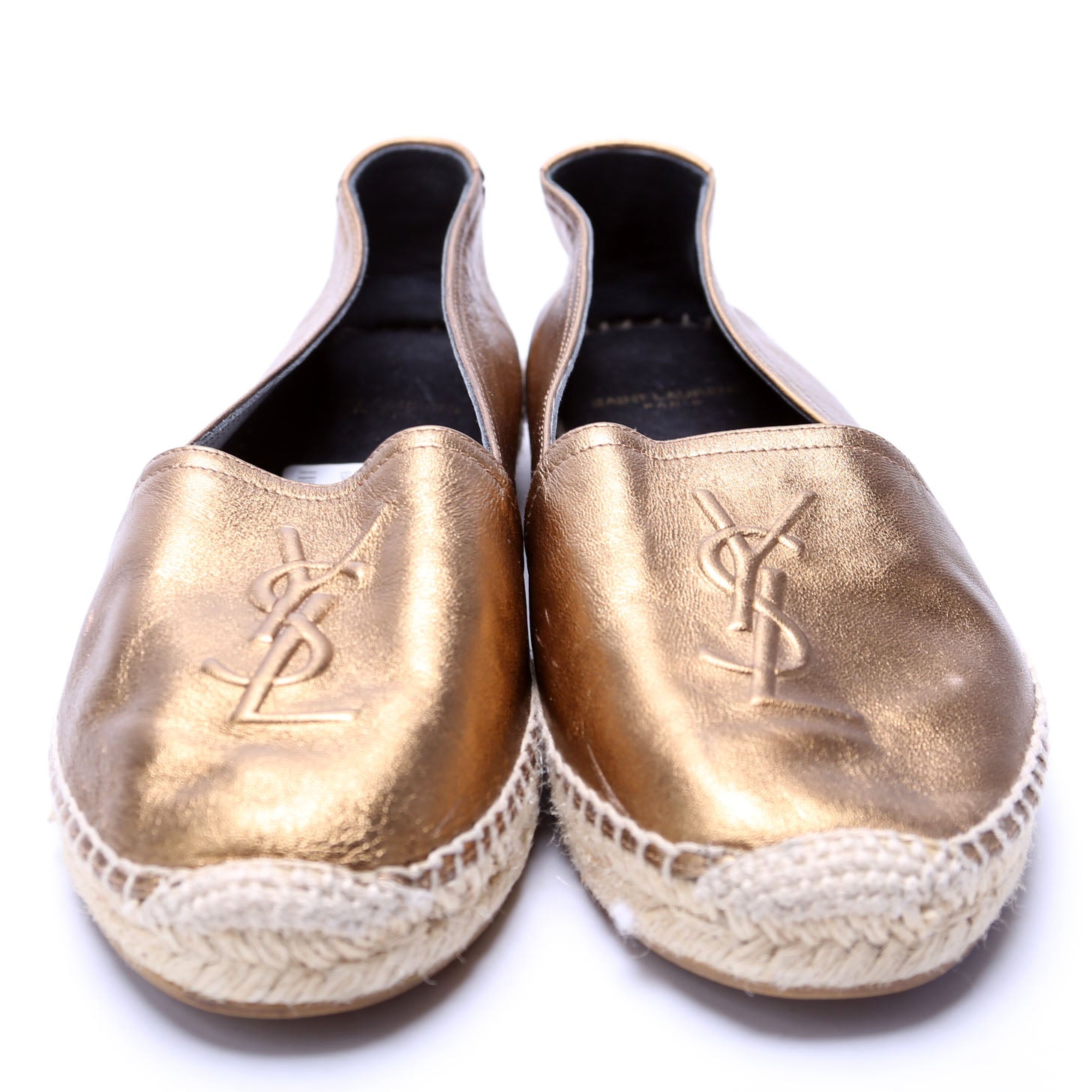 Logo Espadrille Size 38 Bronze
