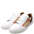 New Salmond Low Top Sneakers Size 39 White/Tan