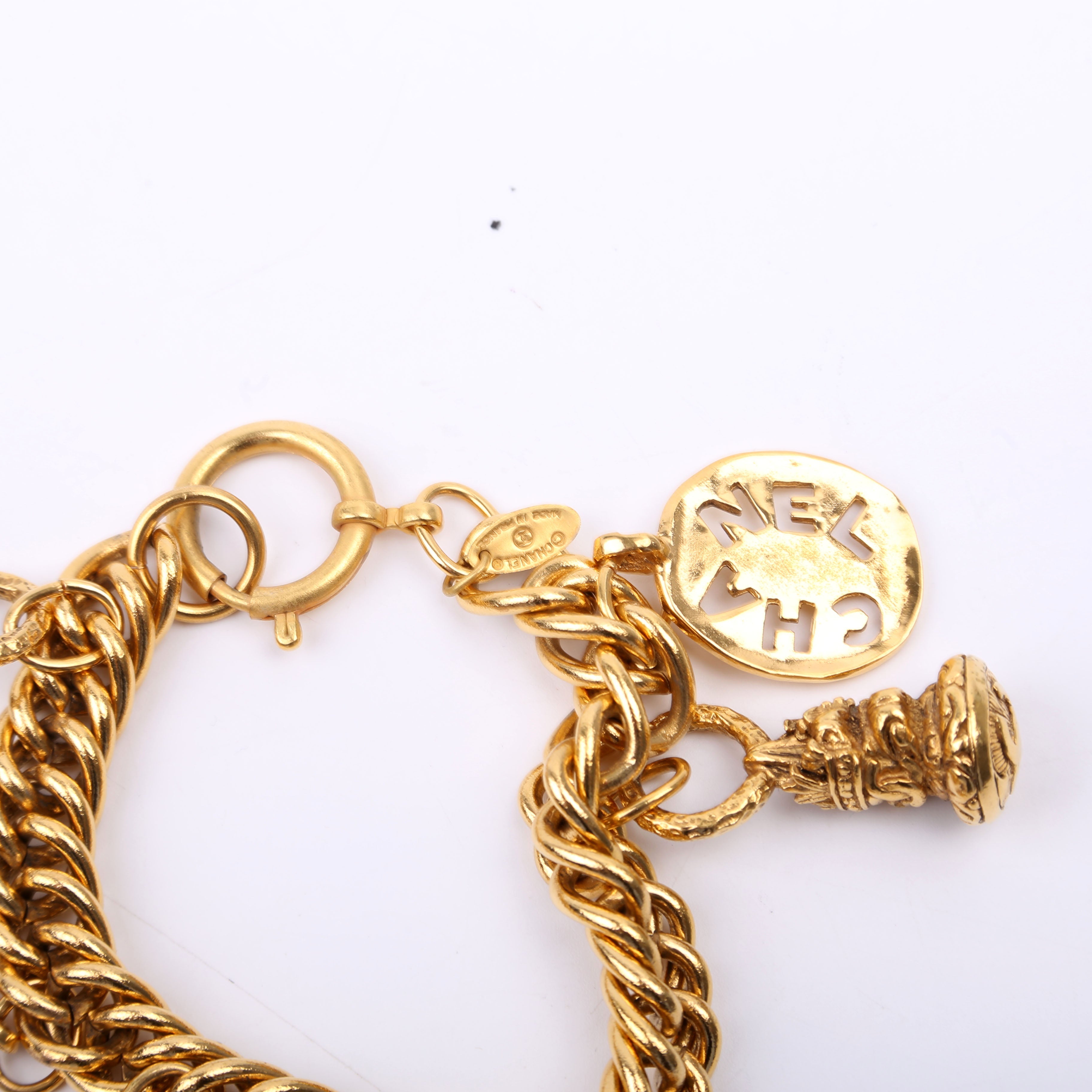 31 Rue Charms Cambon Chain Vintage Bracelet Gold