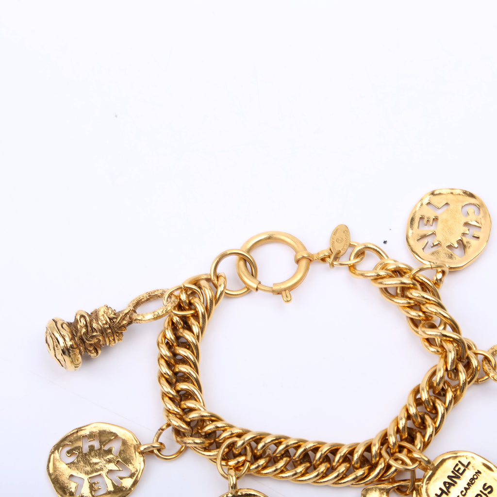 31 Rue Charms Cambon Chain Vintage Bracelet Gold