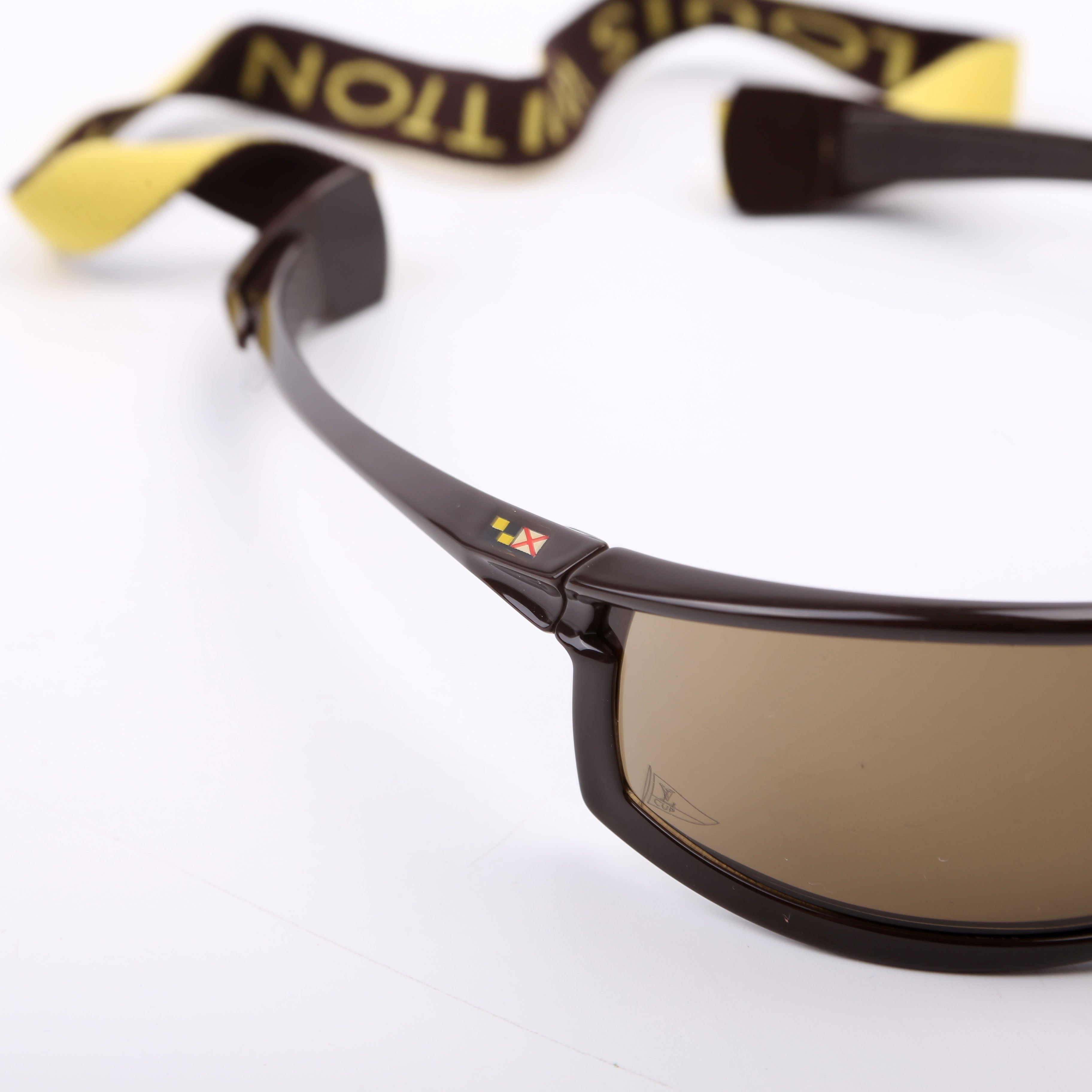LV Cup Lunette Petit Sunglasses Brown/Yellow