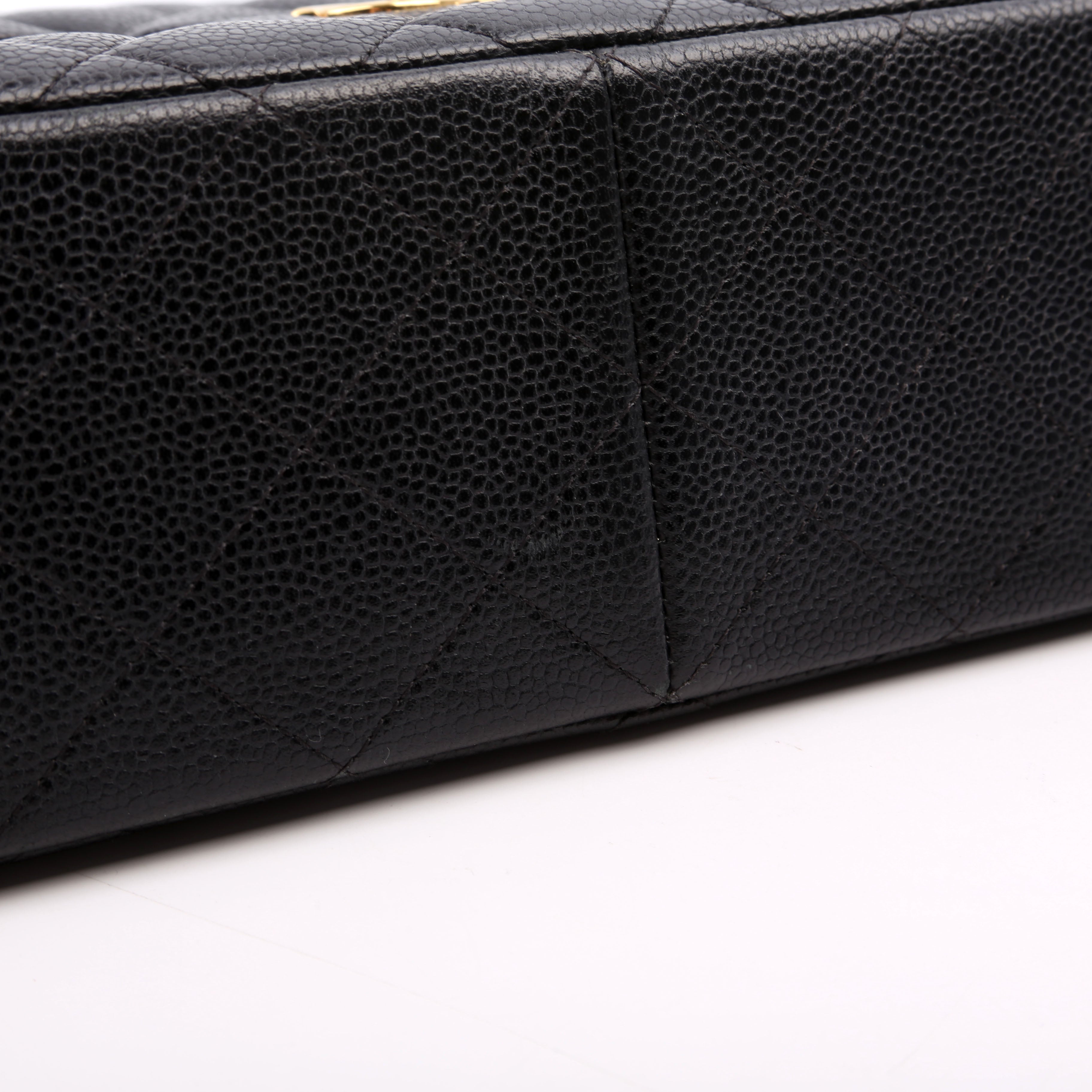 Classic Flap Jum Caviar 17-20M Black/Gold