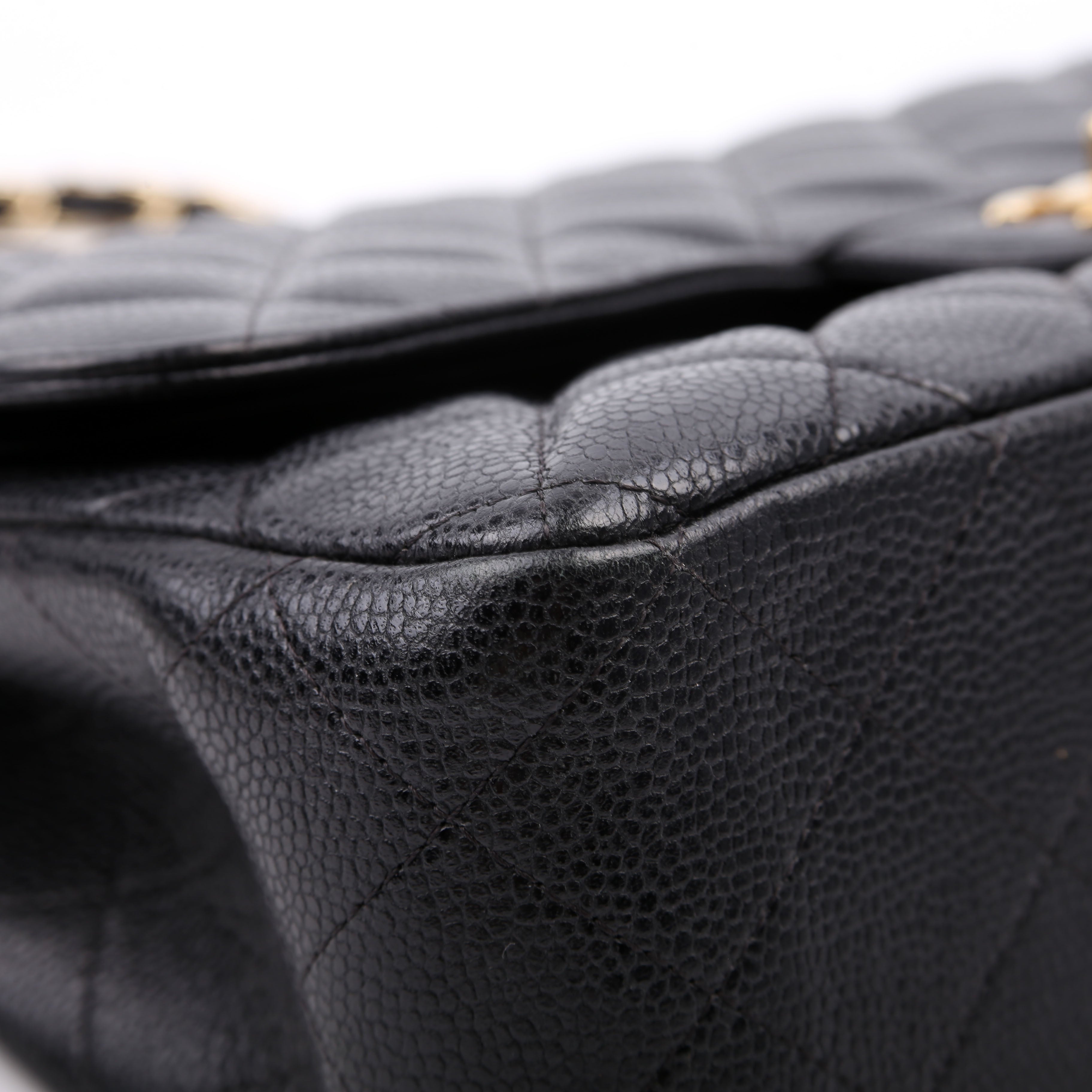 Classic Flap Jum Caviar 17-20M Black/Gold