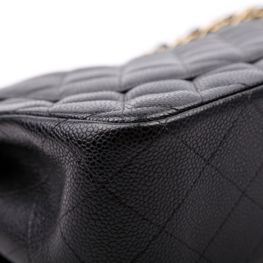 Classic Flap Jum Caviar 17-20M Black/Gold