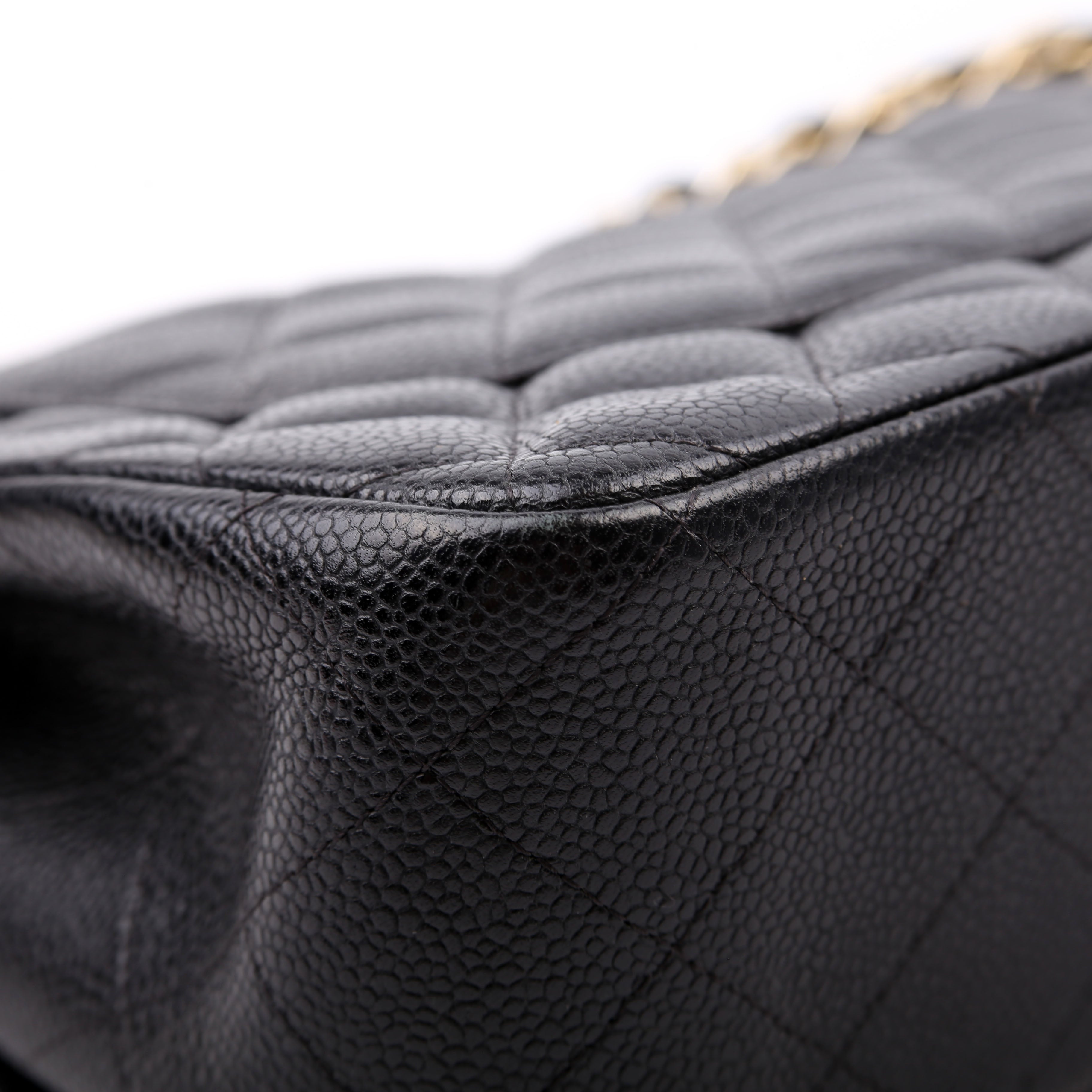 Classic Flap Jum Caviar 17-20M Black/Gold