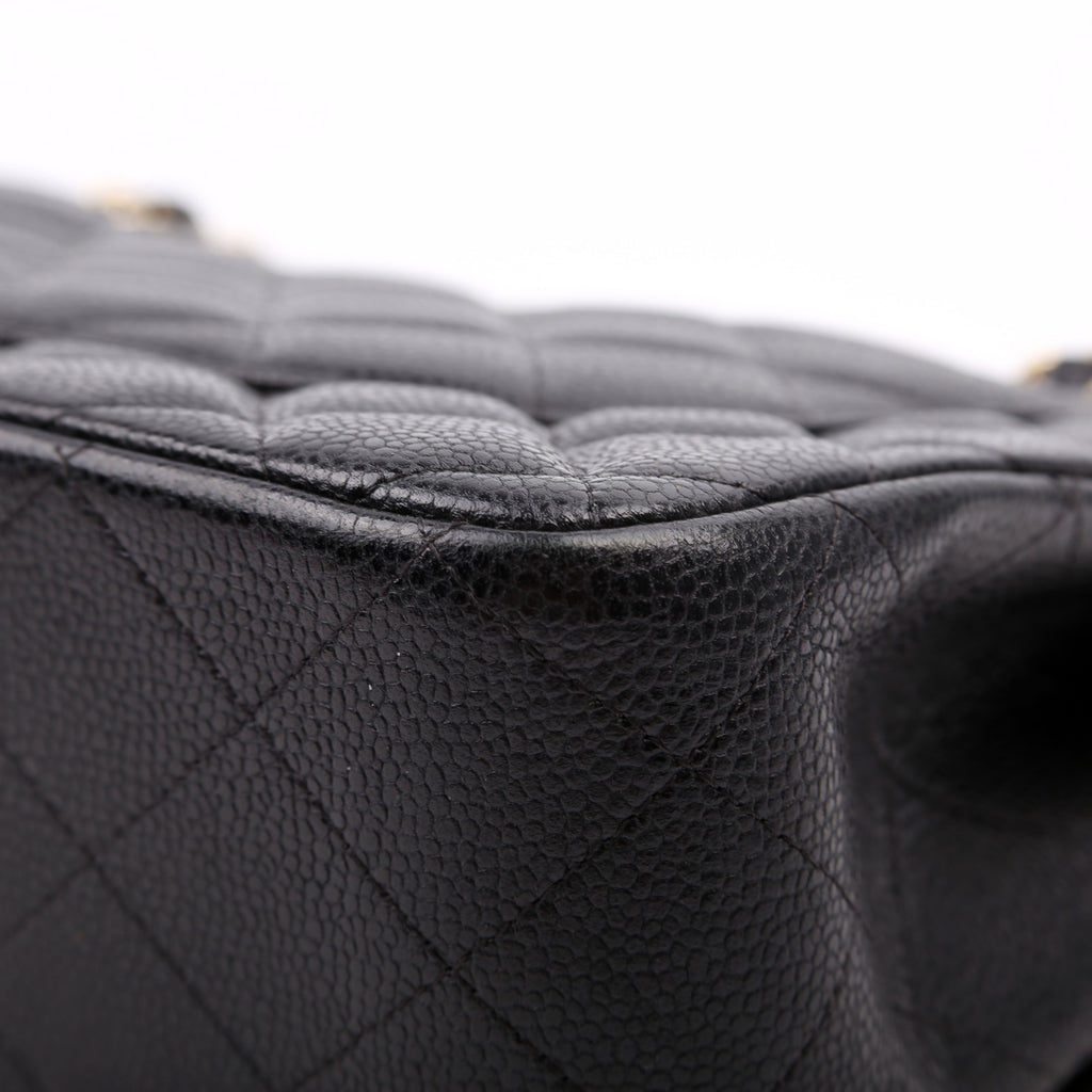 Classic Flap Jum Caviar 17-20M Black/Gold