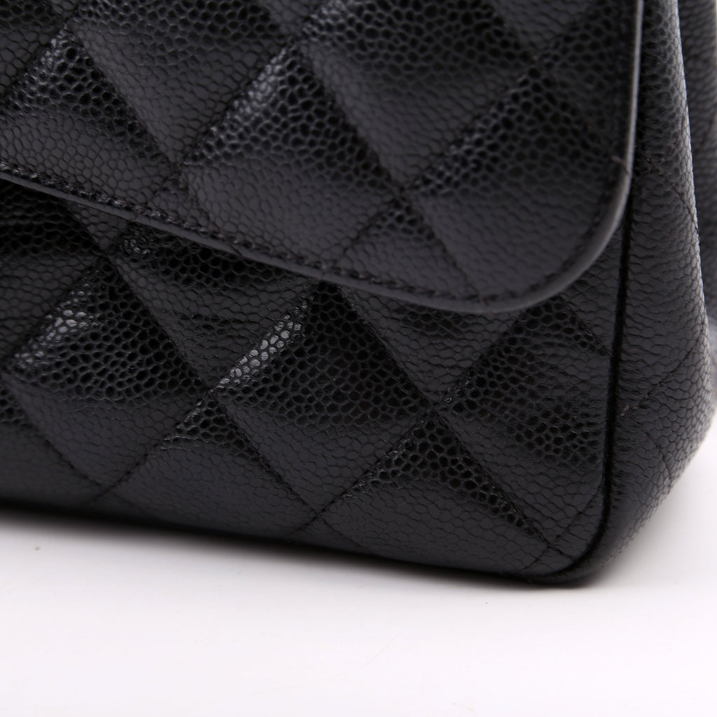 Classic Flap Jum Caviar 17-20M Black/Gold