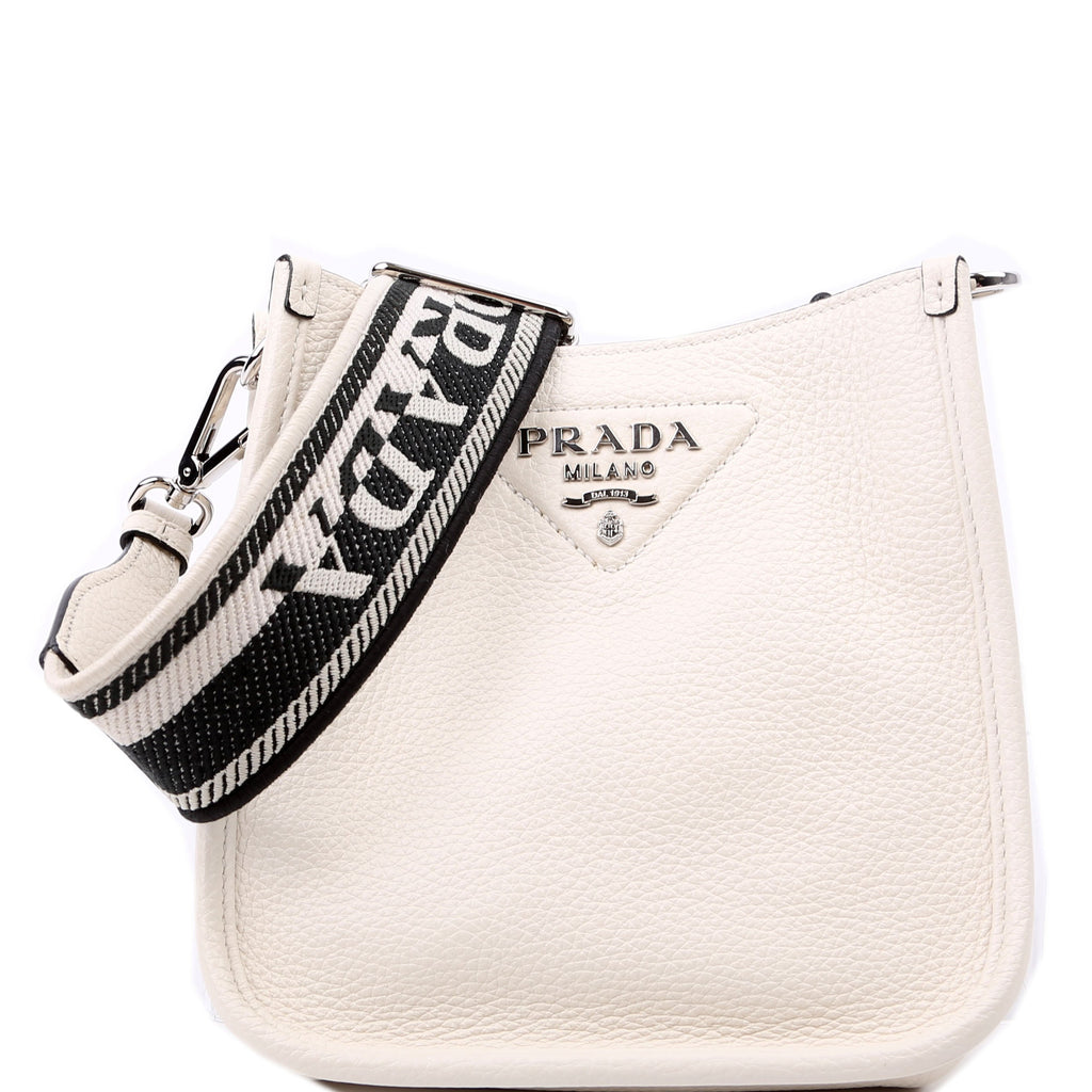 1BH191 Leather Mini Shoulder Bag White