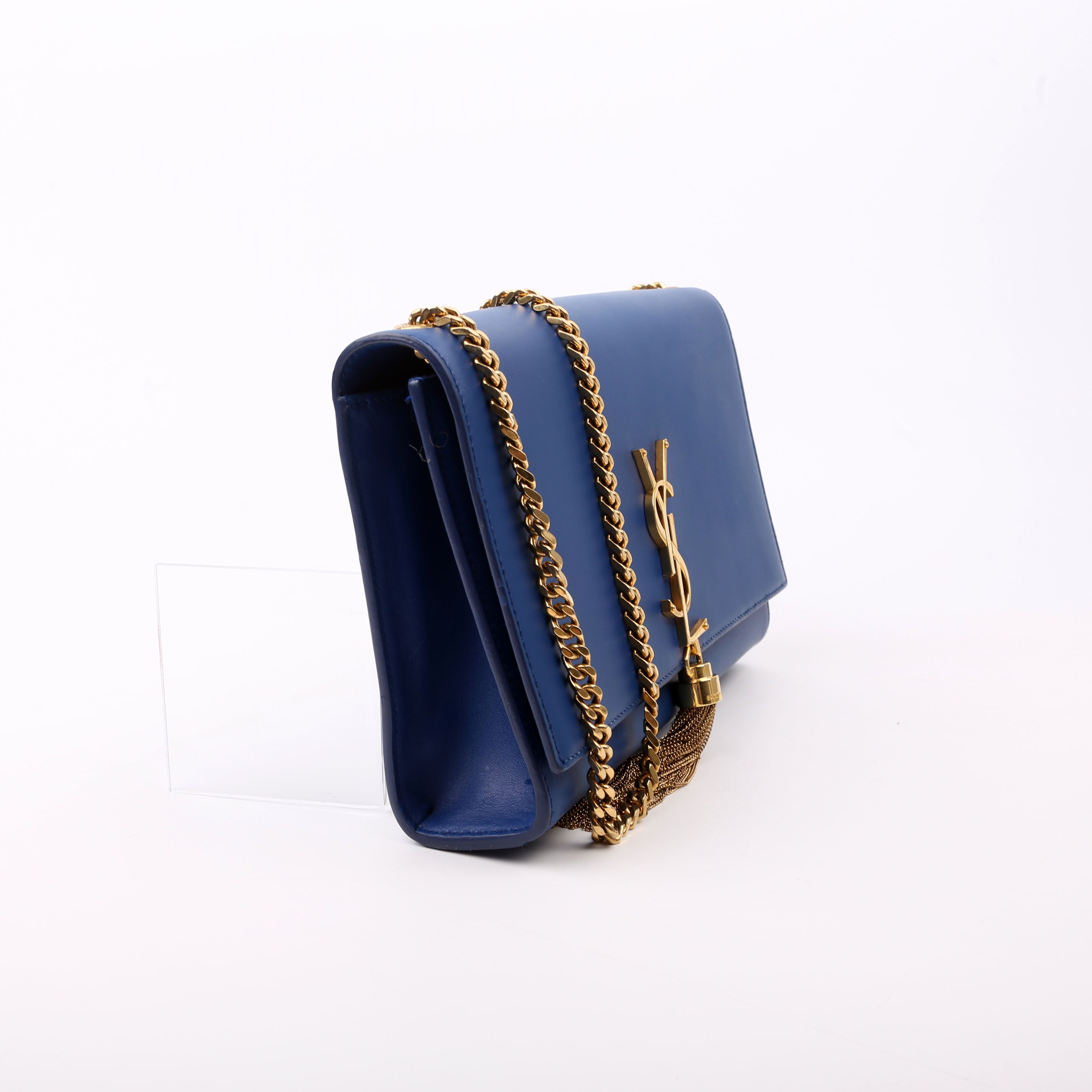 Kate Tassel Satchel Medium Blue