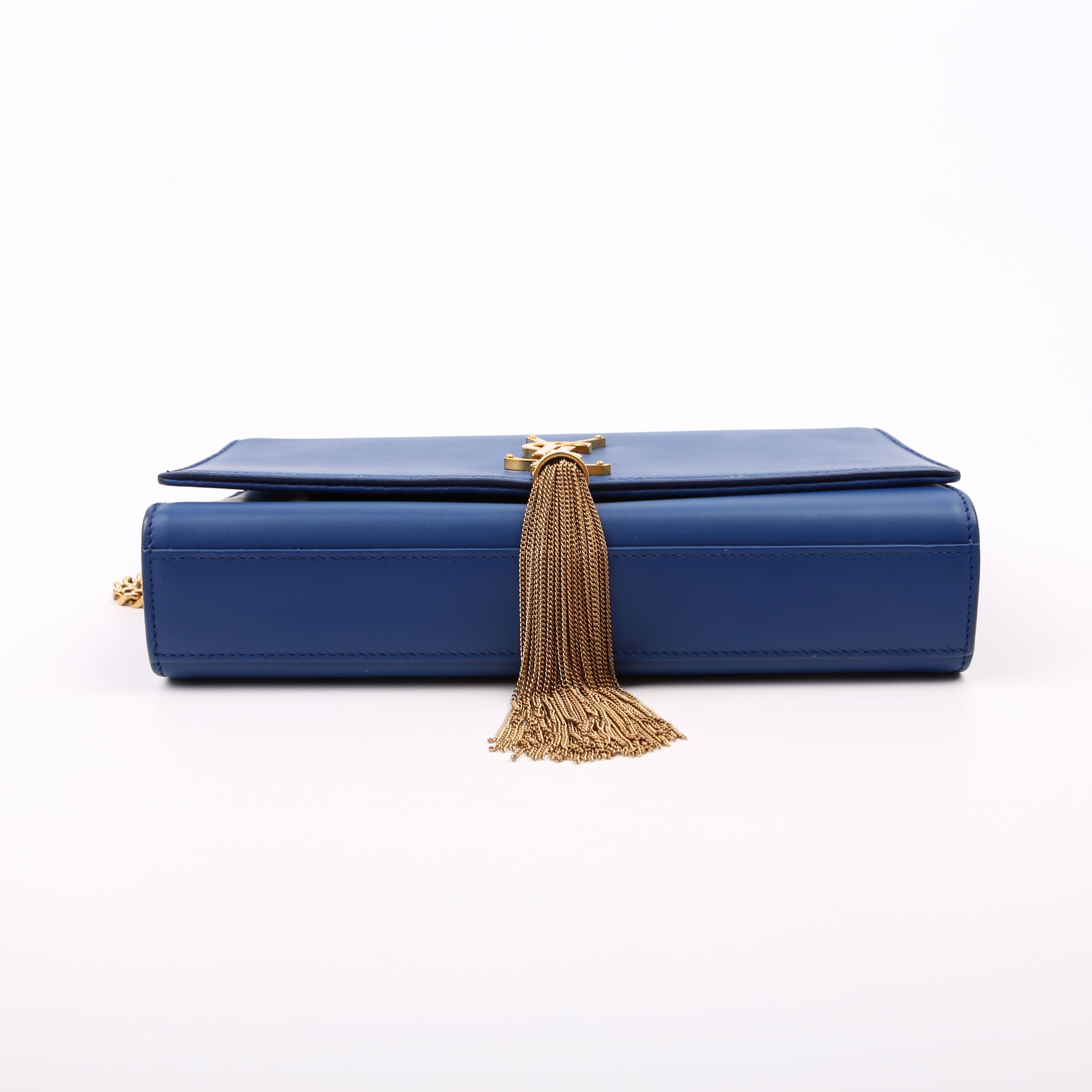 Kate Tassel Satchel Medium Blue