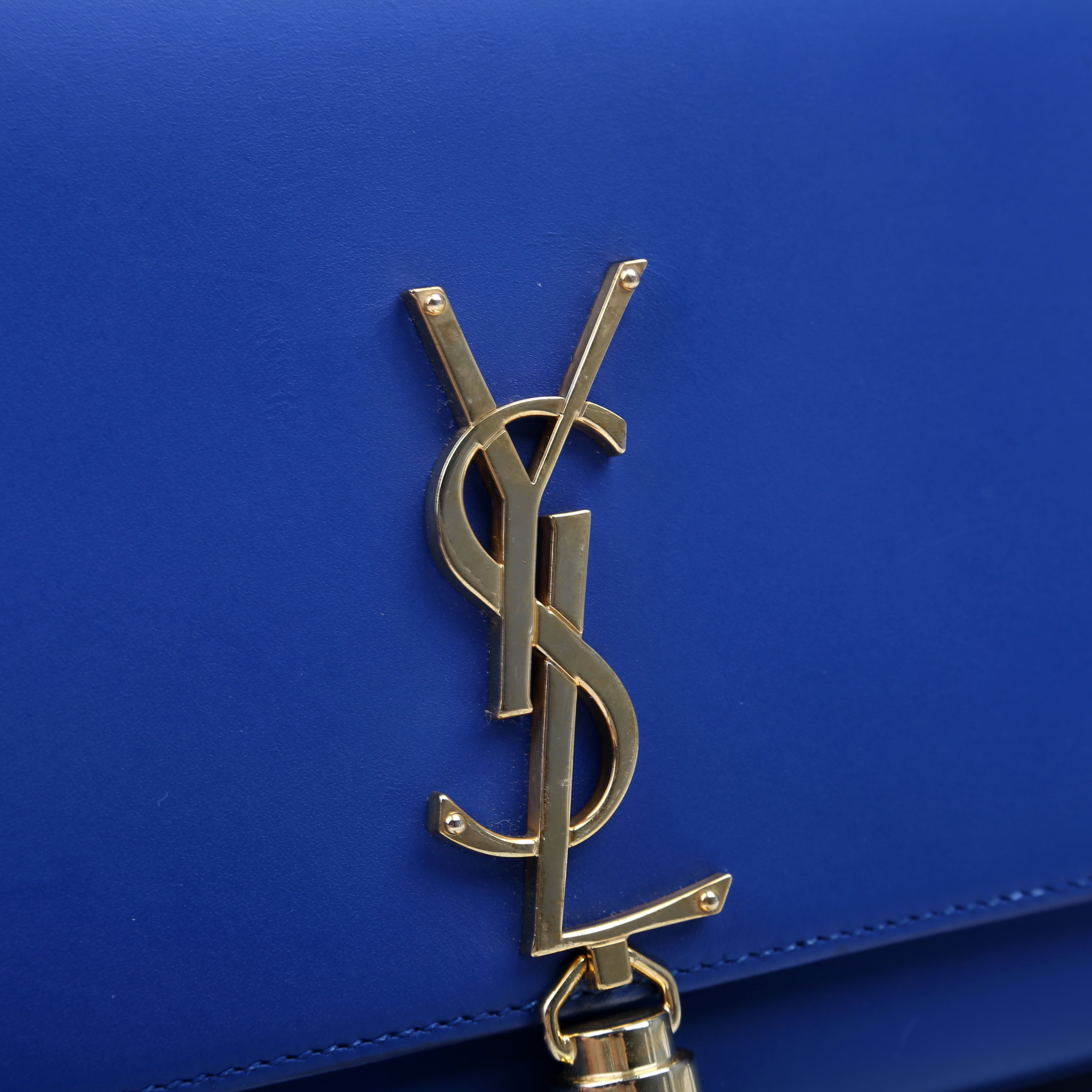 Kate Tassel Satchel Medium Blue