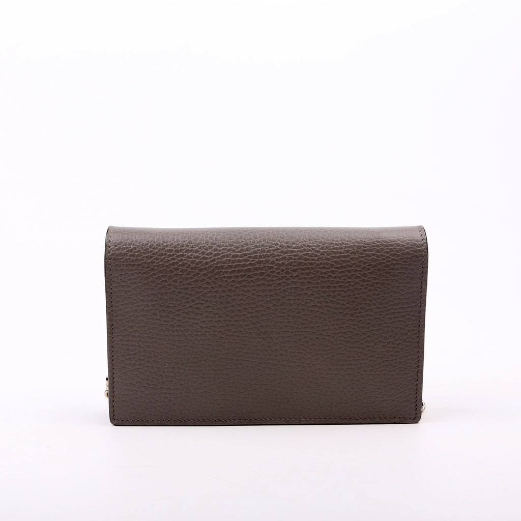 510314 Interlocking G Chain Wallet Grey