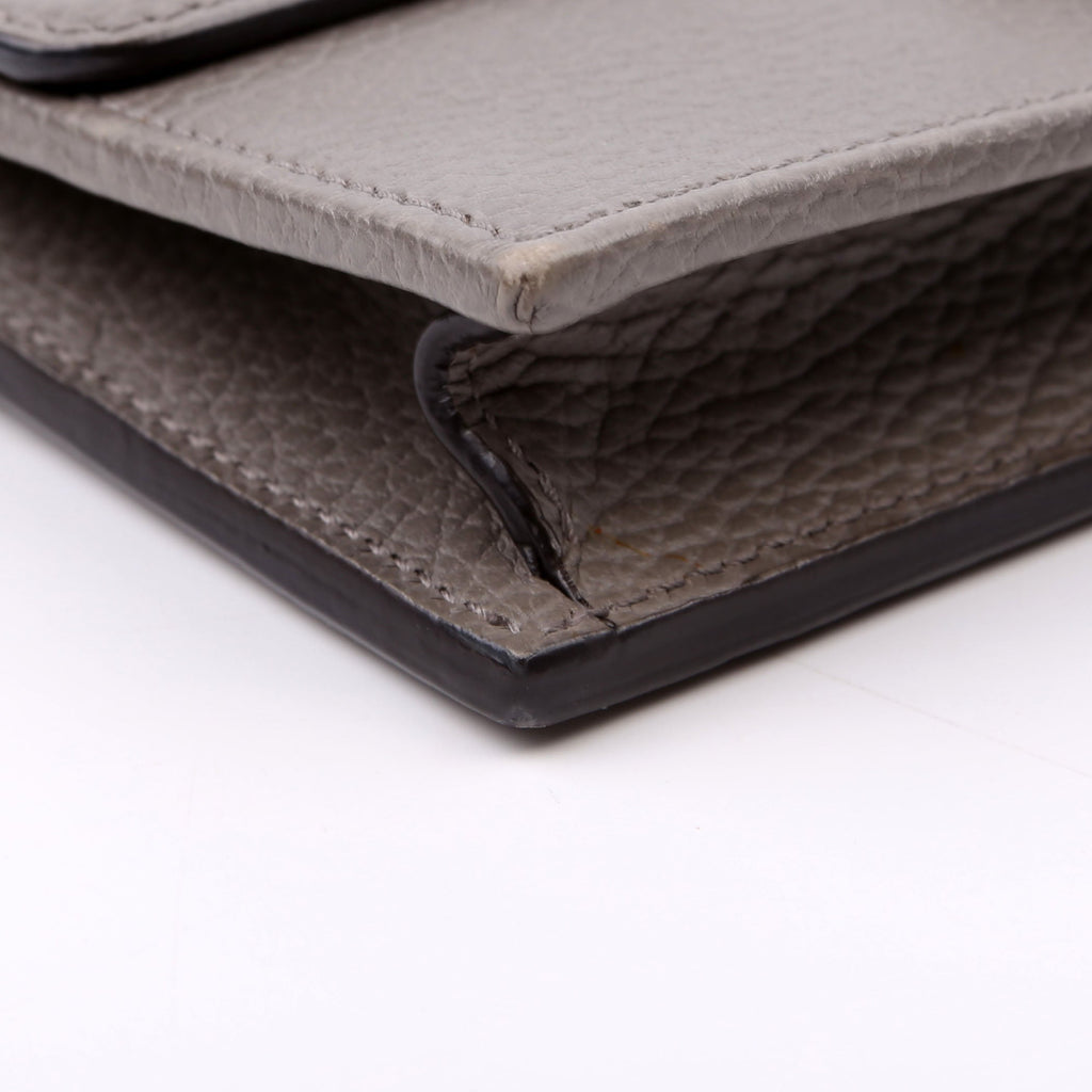 510314 Interlocking G Chain Wallet Grey
