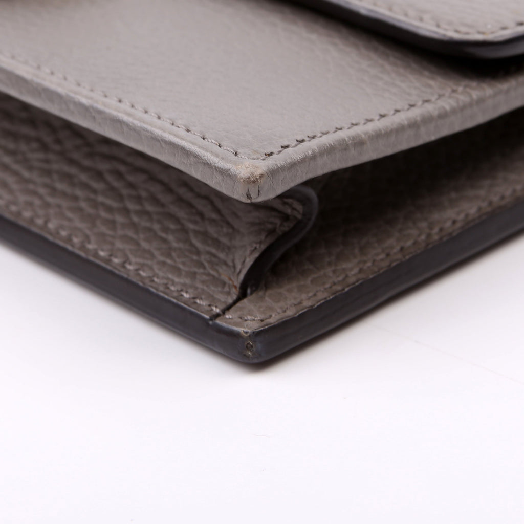 510314 Interlocking G Chain Wallet Grey