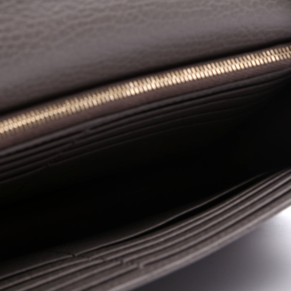 510314 Interlocking G Chain Wallet Grey