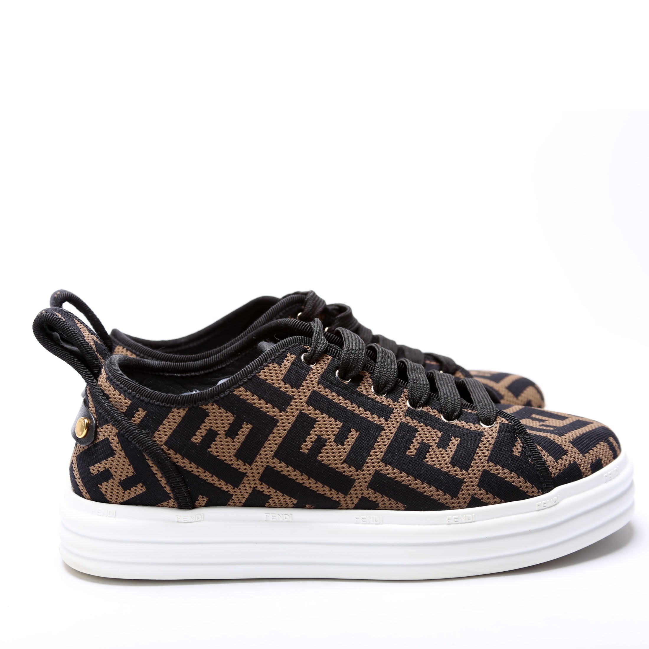 FF Micro-Perf Fabric Rise Low Top Sneakers Size 37