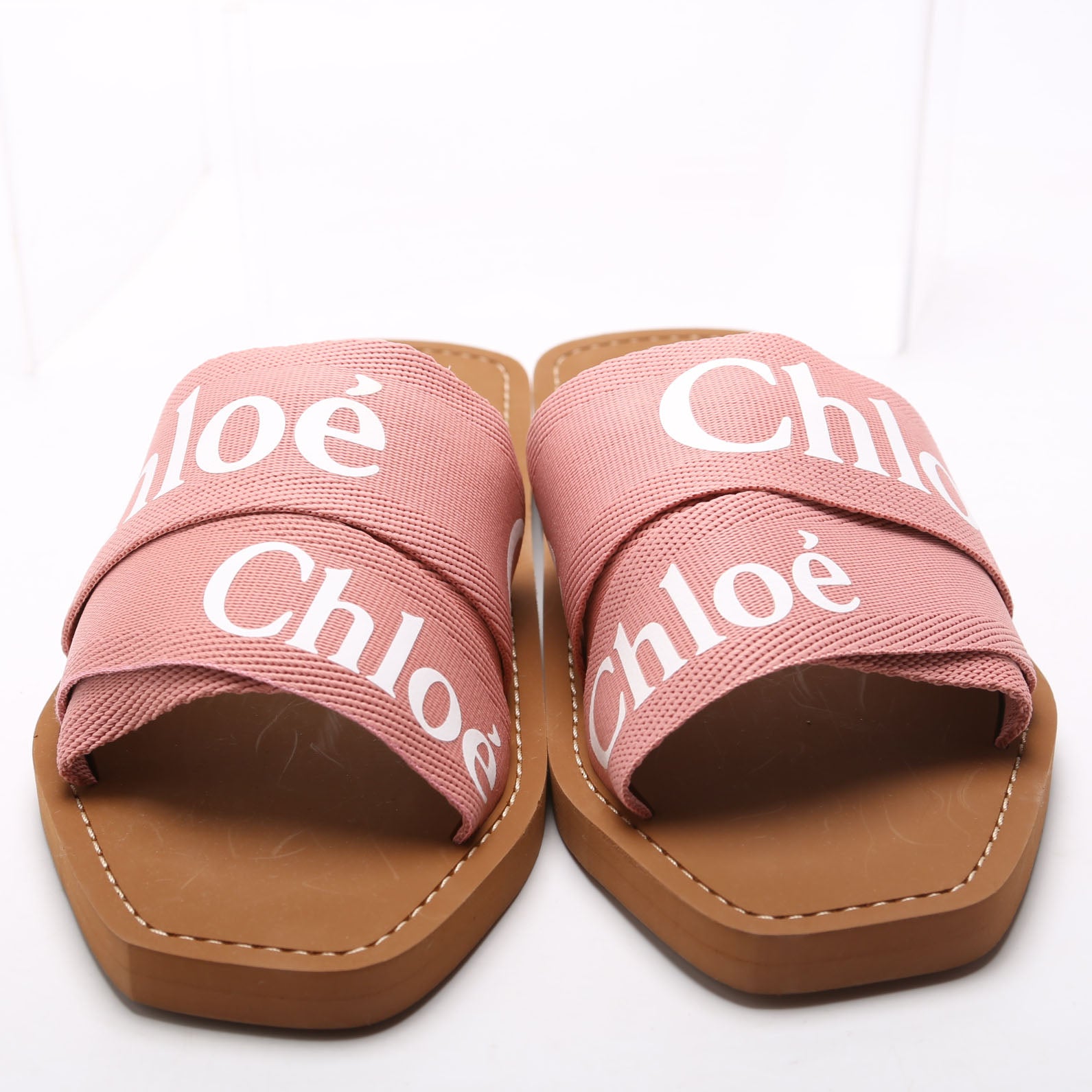 Woody Ribbon Flats Size 38 Pink