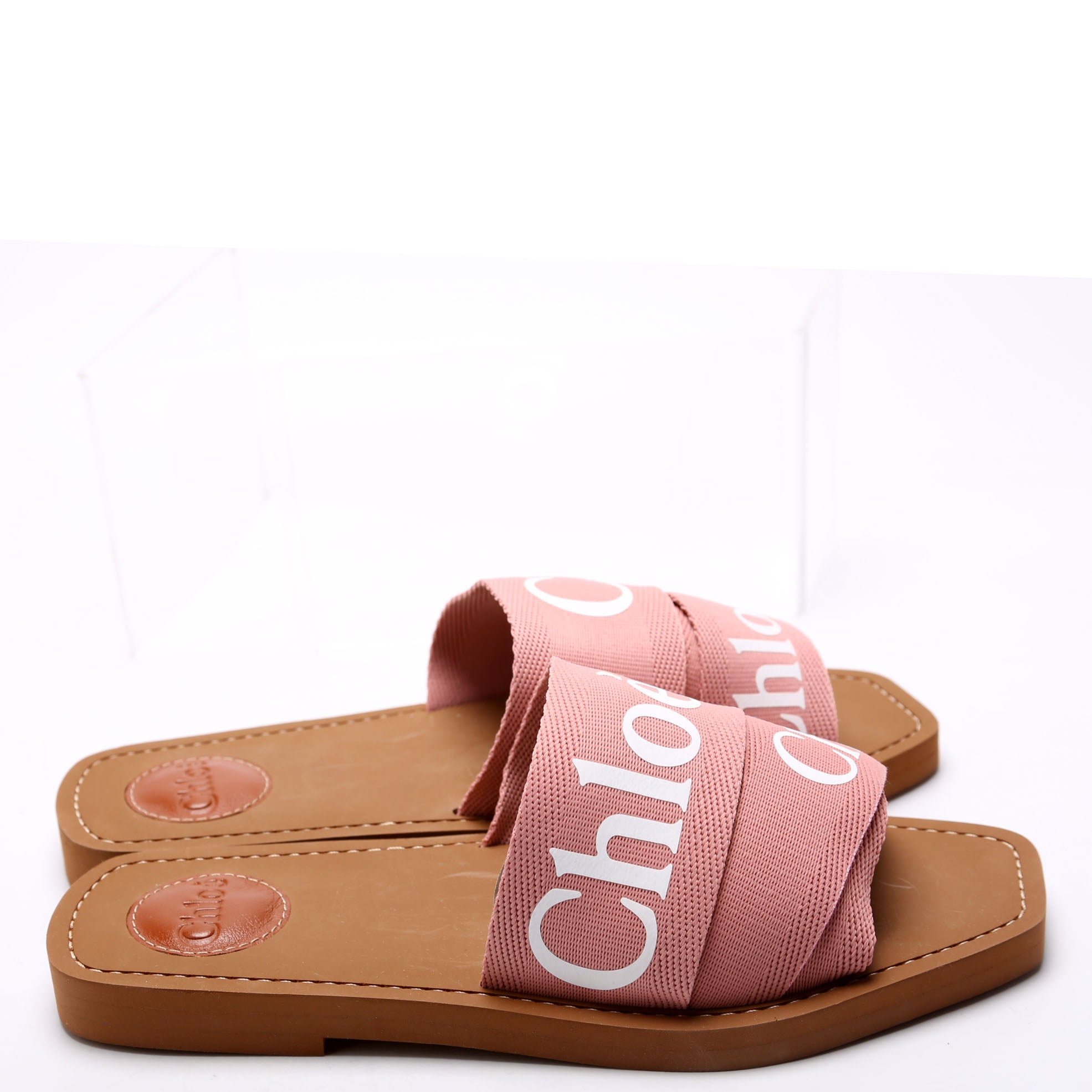 Woody Ribbon Flats Size 38 Pink