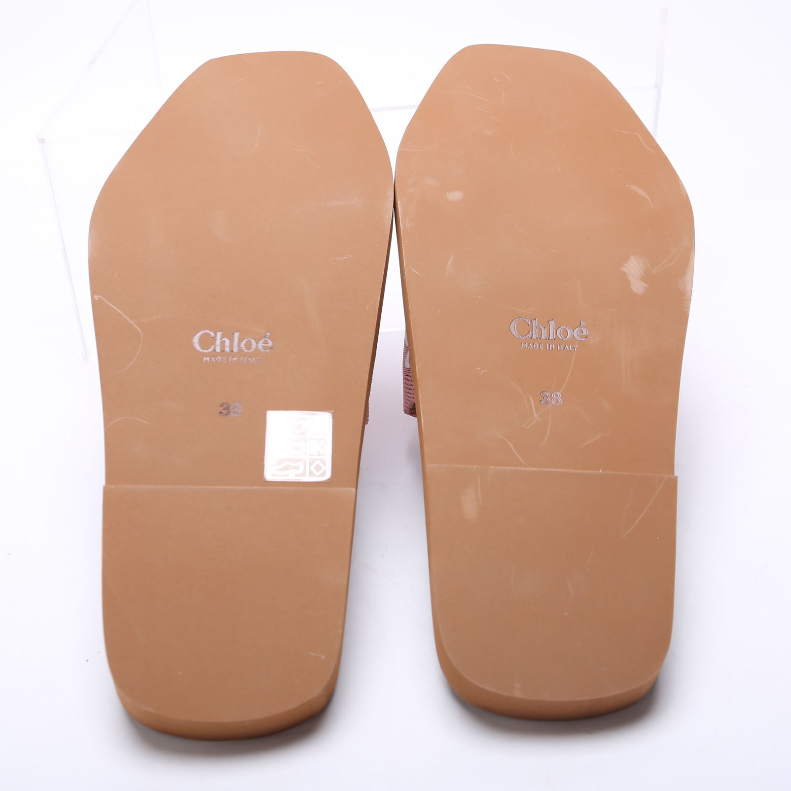 Woody Ribbon Flats Size 38 Pink