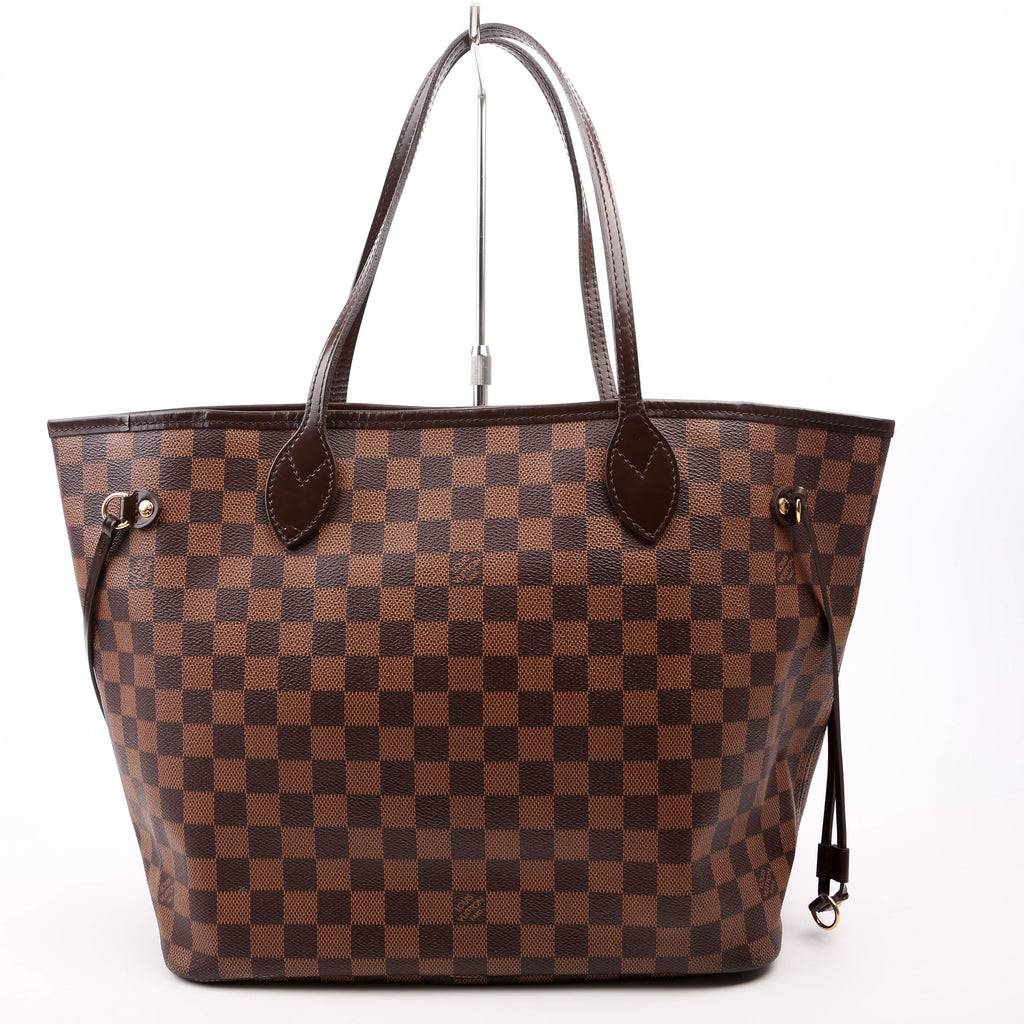 Neverfull With Wallet MM Damier Ebene