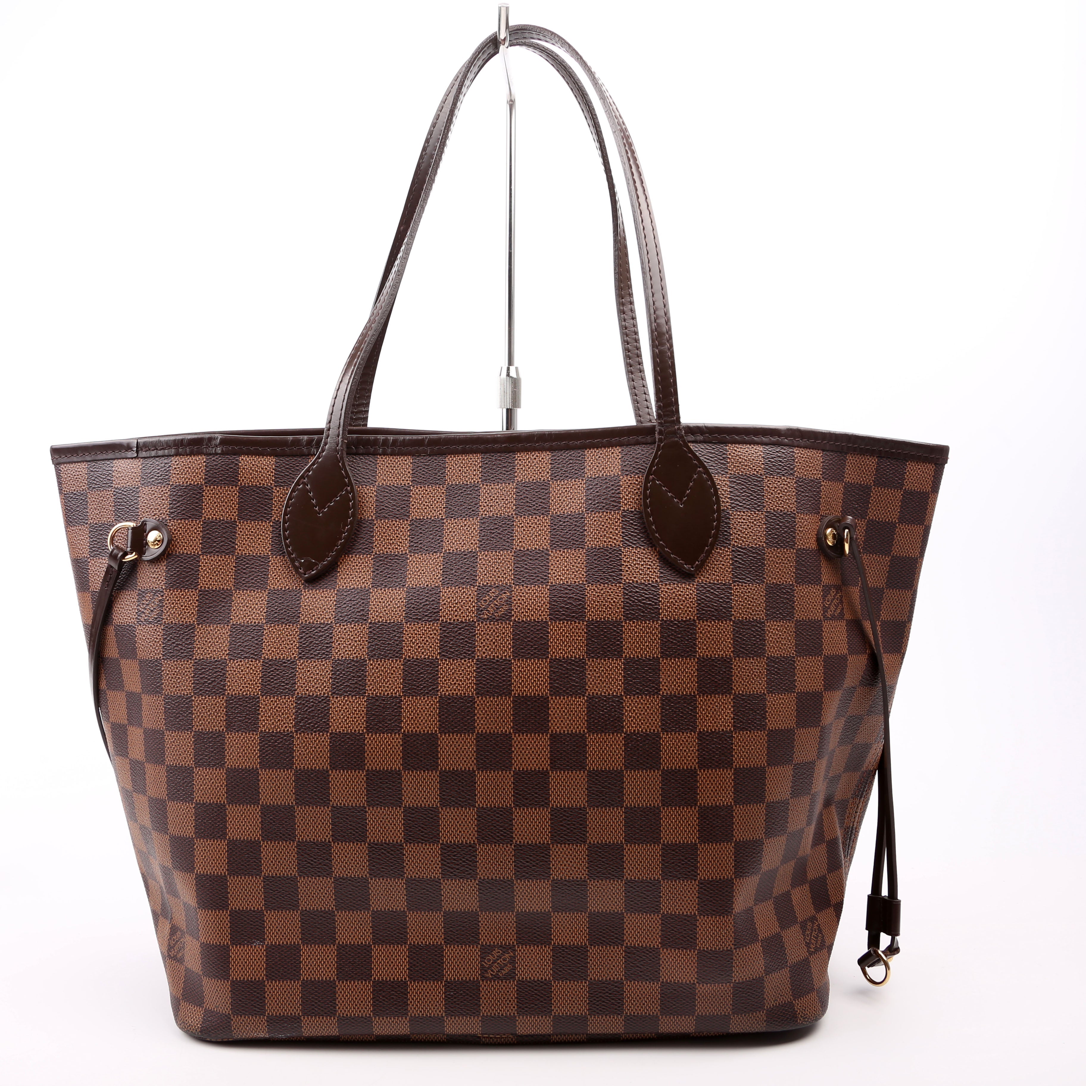 Neverfull With Wallet MM Damier Ebene