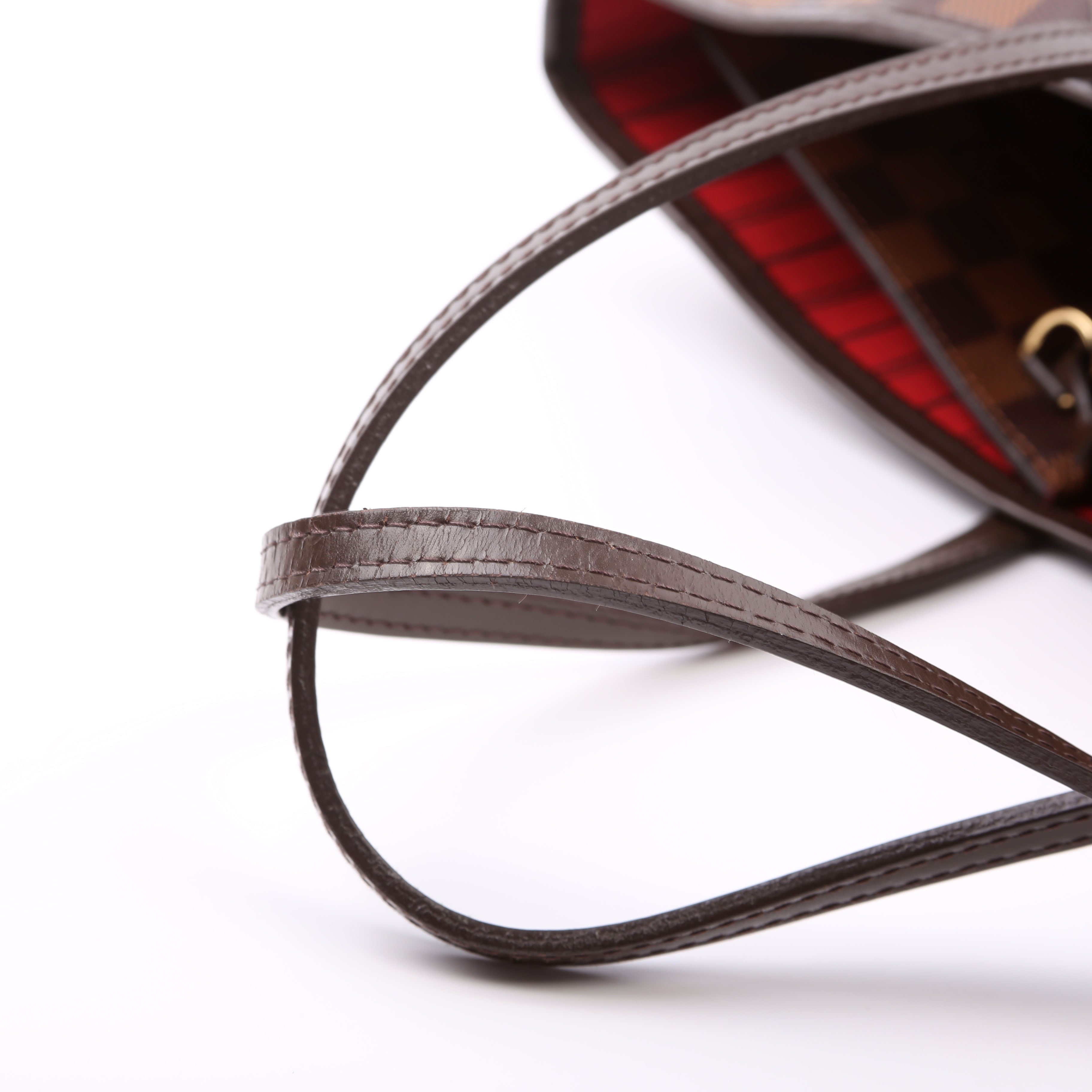 Neverfull With Wallet MM Damier Ebene