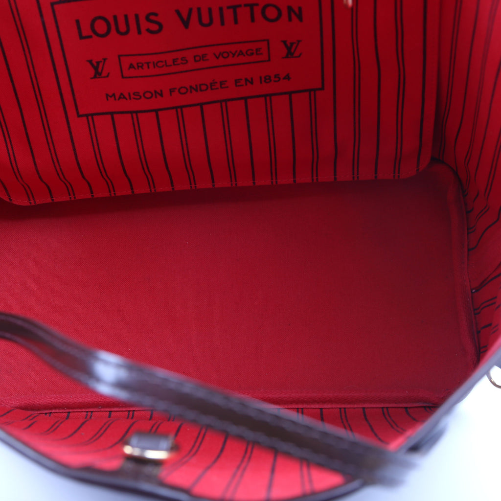 Neverfull With Wallet MM Damier Ebene