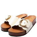 Ingrid Buckle Platform Slide Size 39