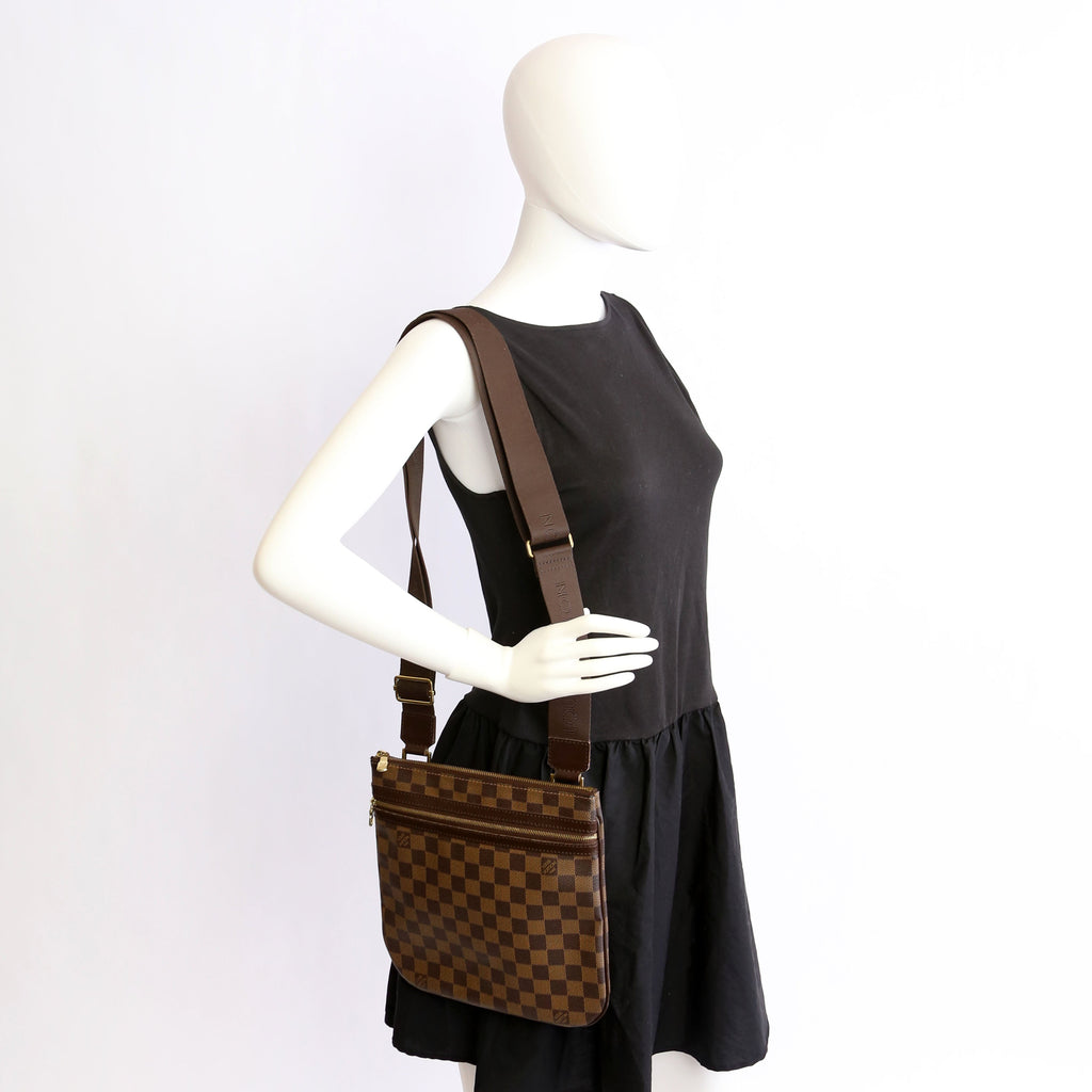 Pochette Bosphore Damier Ebene