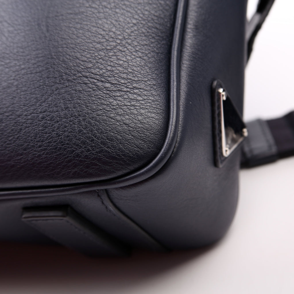 2VE305 Business Bag 2-Way Leather Blue