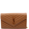 Grain De Poudre Chain Wallet 377828 Brown