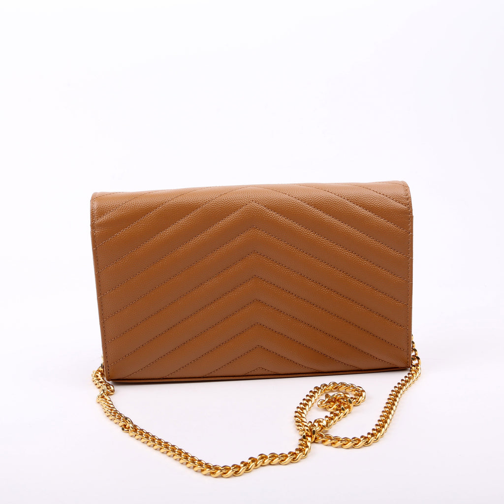 Grain De Poudre Chain Wallet 377828 Brown