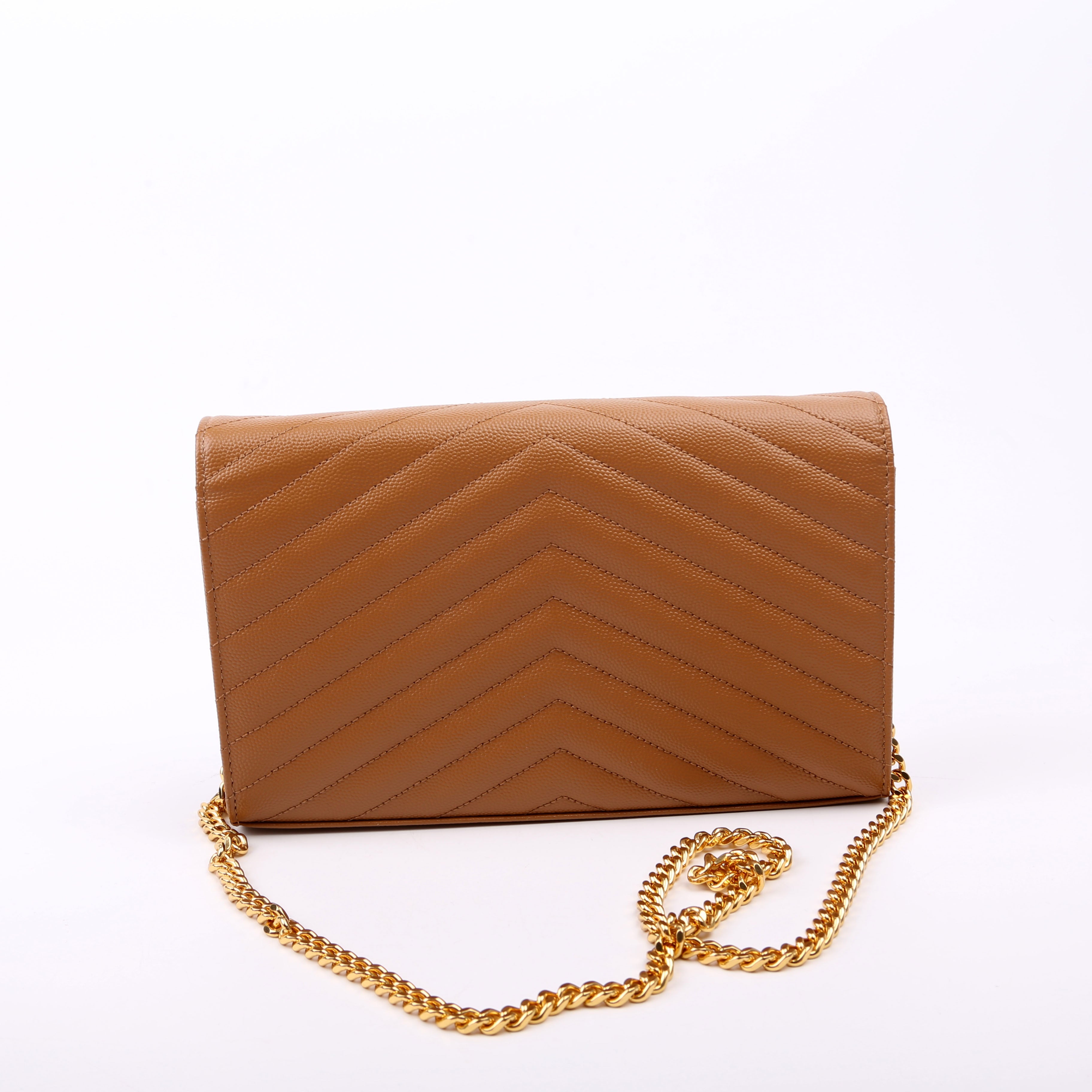 Grain De Poudre Chain Wallet 377828 Brown