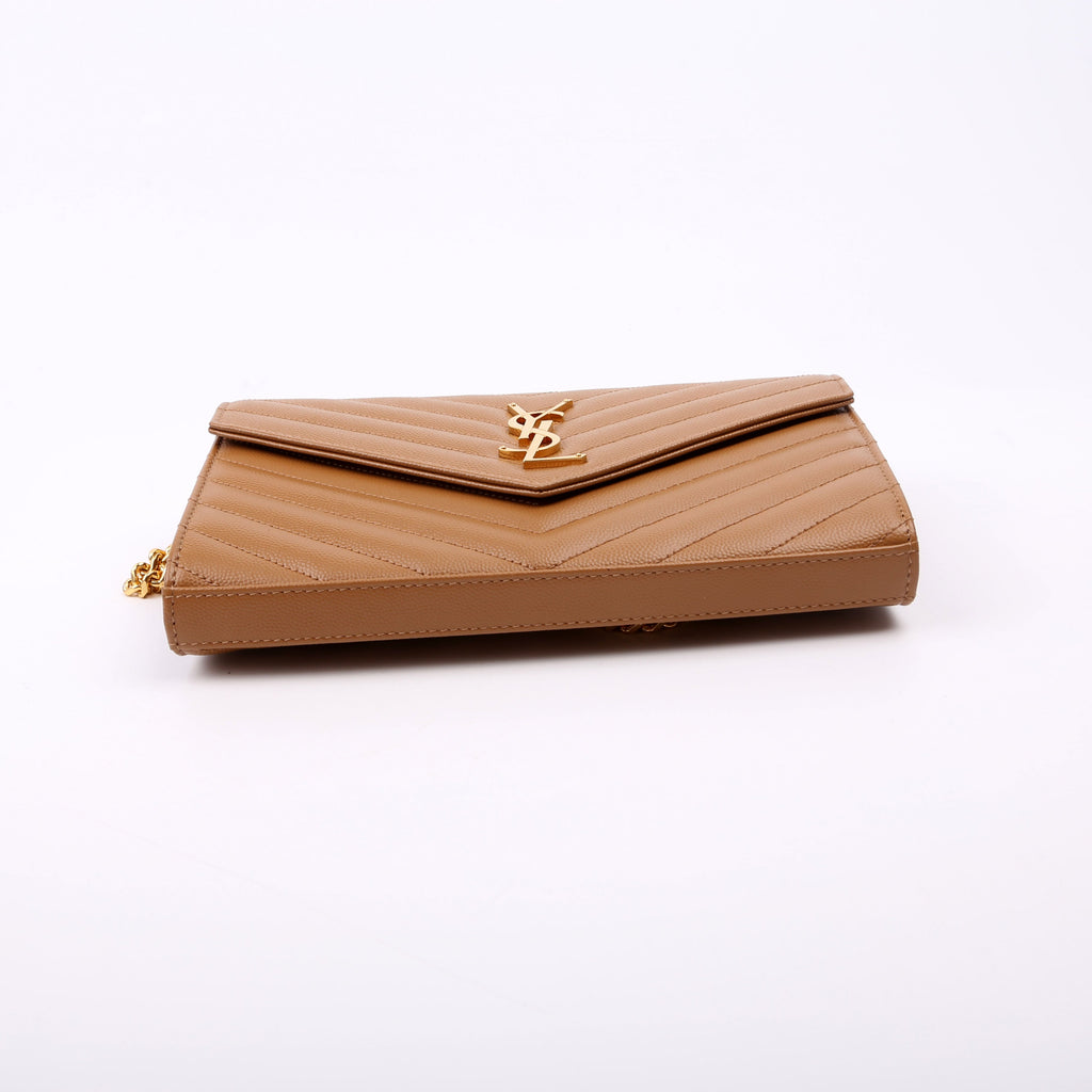 Grain De Poudre Chain Wallet 377828 Brown