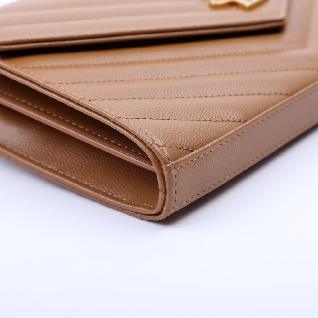 Grain De Poudre Chain Wallet 377828 Brown