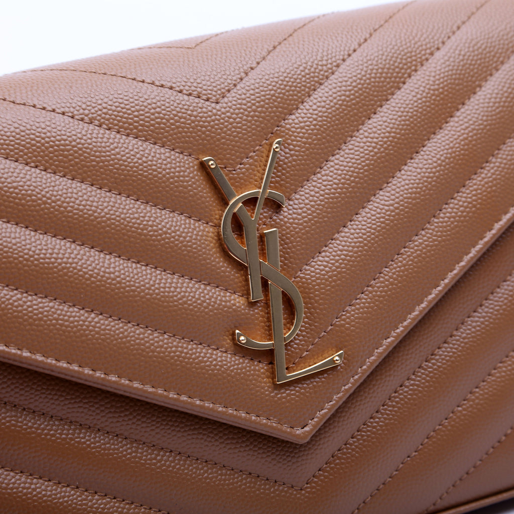 Grain De Poudre Chain Wallet 377828 Brown