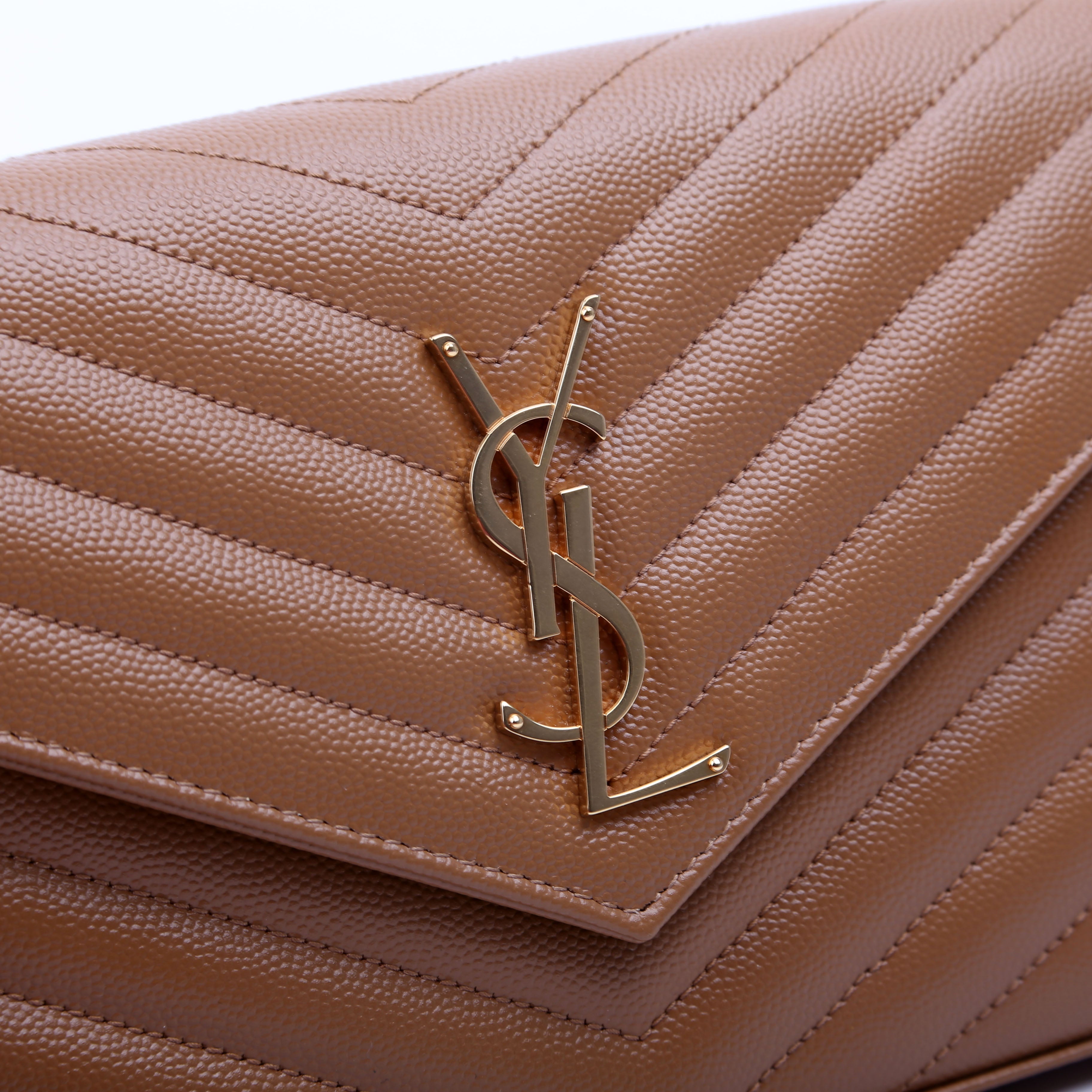 Grain De Poudre Chain Wallet 377828 Brown