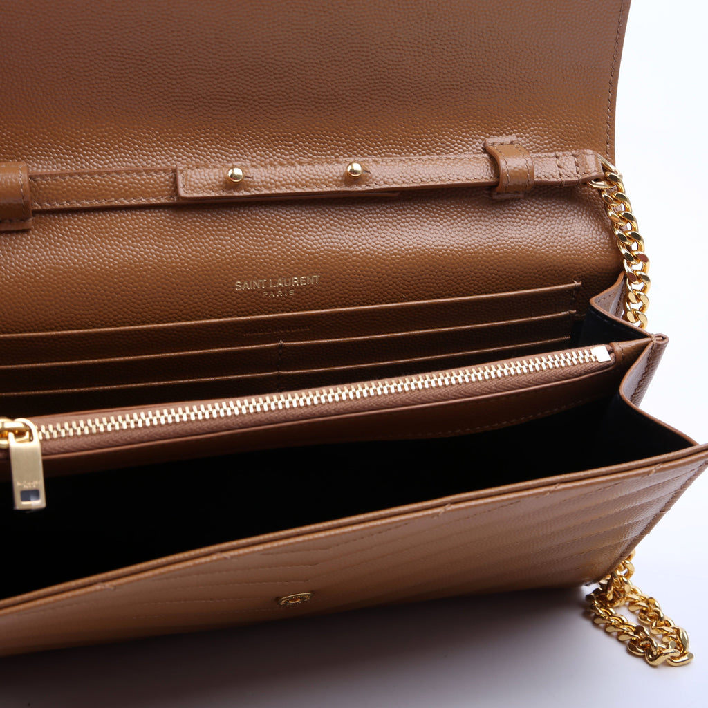 Grain De Poudre Chain Wallet 377828 Brown