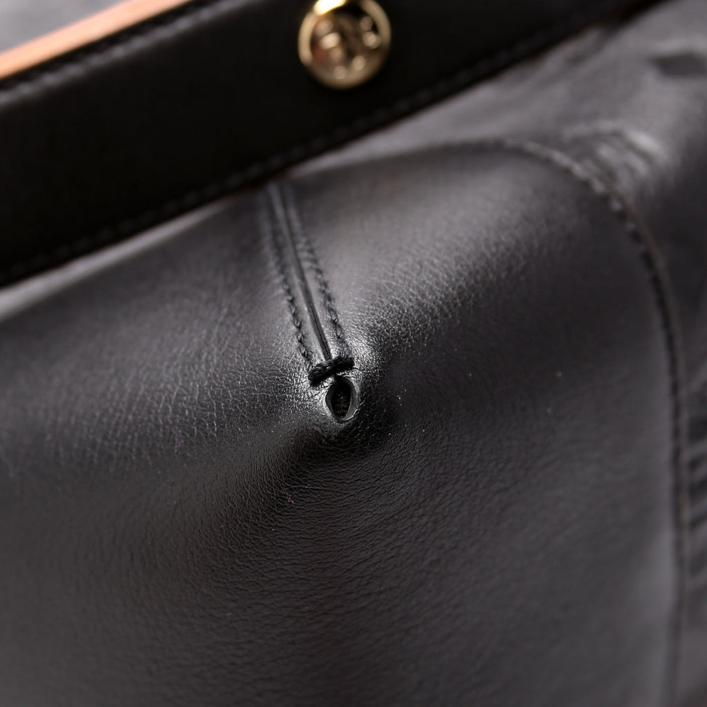 Klara Hobo Leather Medium Black